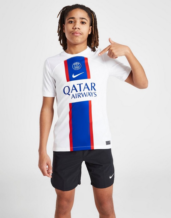 Albardilla comunidad marcador White Nike Paris Saint Germain 2022/23 Third Shirt Junior | JD Sports Global