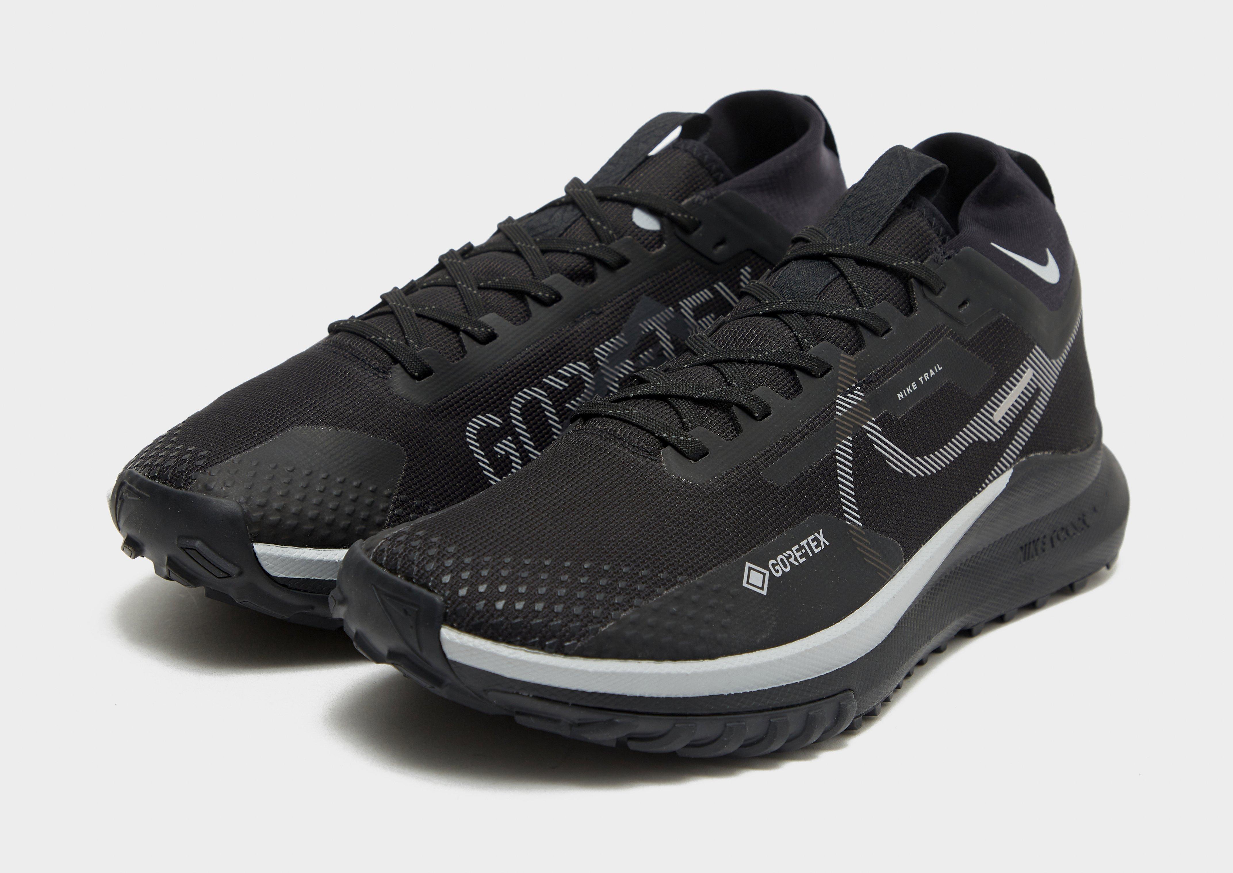 Nike Zapatillas React Pegasus Trail 4 Gore-Tex Negro Blanco Black White  Hombre