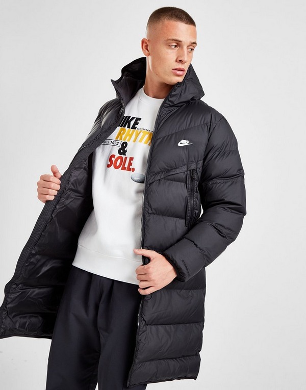Nike Storm-FIT Windrunner Long Jacket en Negro | JD Sports