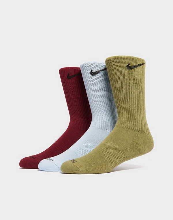 Nike 3-Pack Everyday Plus Cushioned Crew Socks