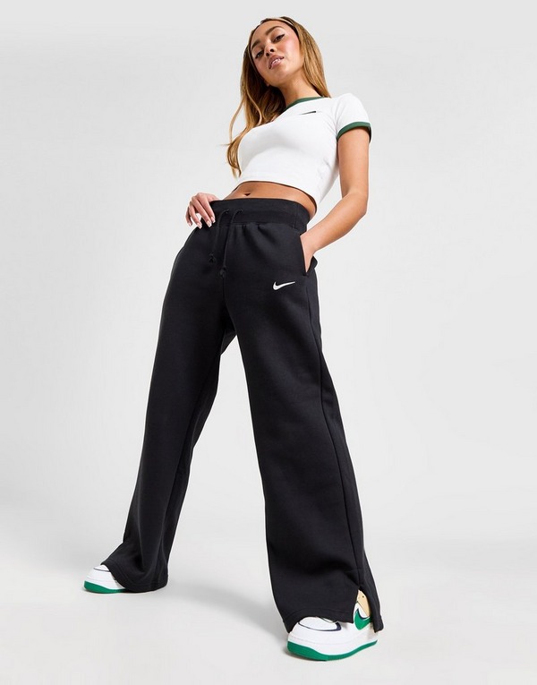 Nike Joggingbroek met hoge taille en wijde pijpen voor dames Sportswear Phoenix Fleece