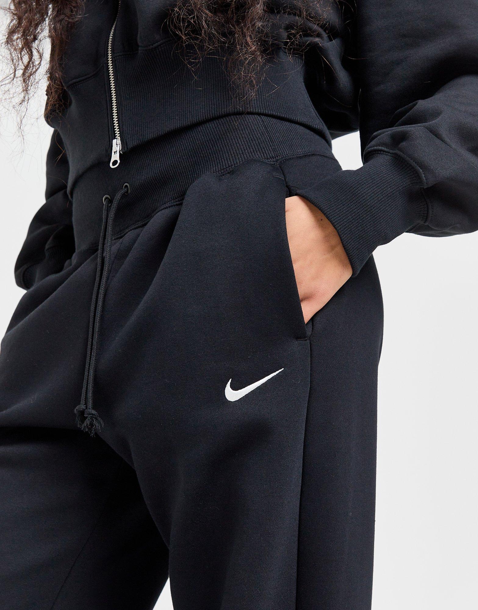 Black nike wide leg joggers new arrivals