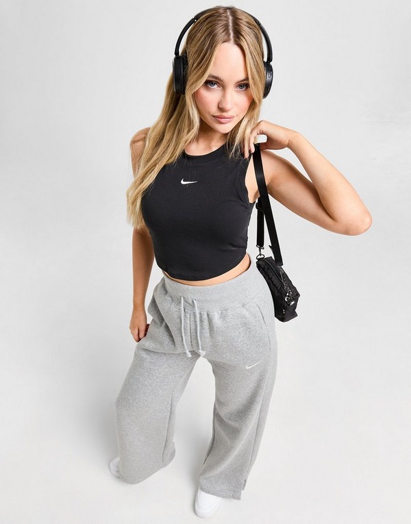Grey Nike Trend High-Waisted Track Pants - JD Sports
