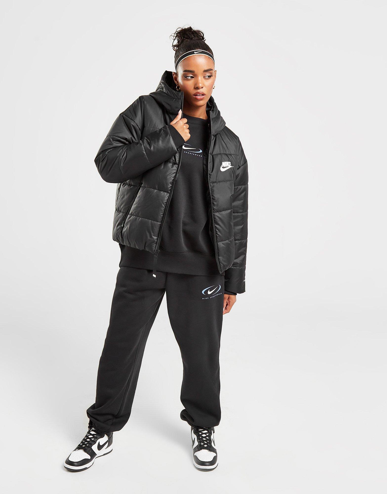 Nike core swoosh parka black hot sale