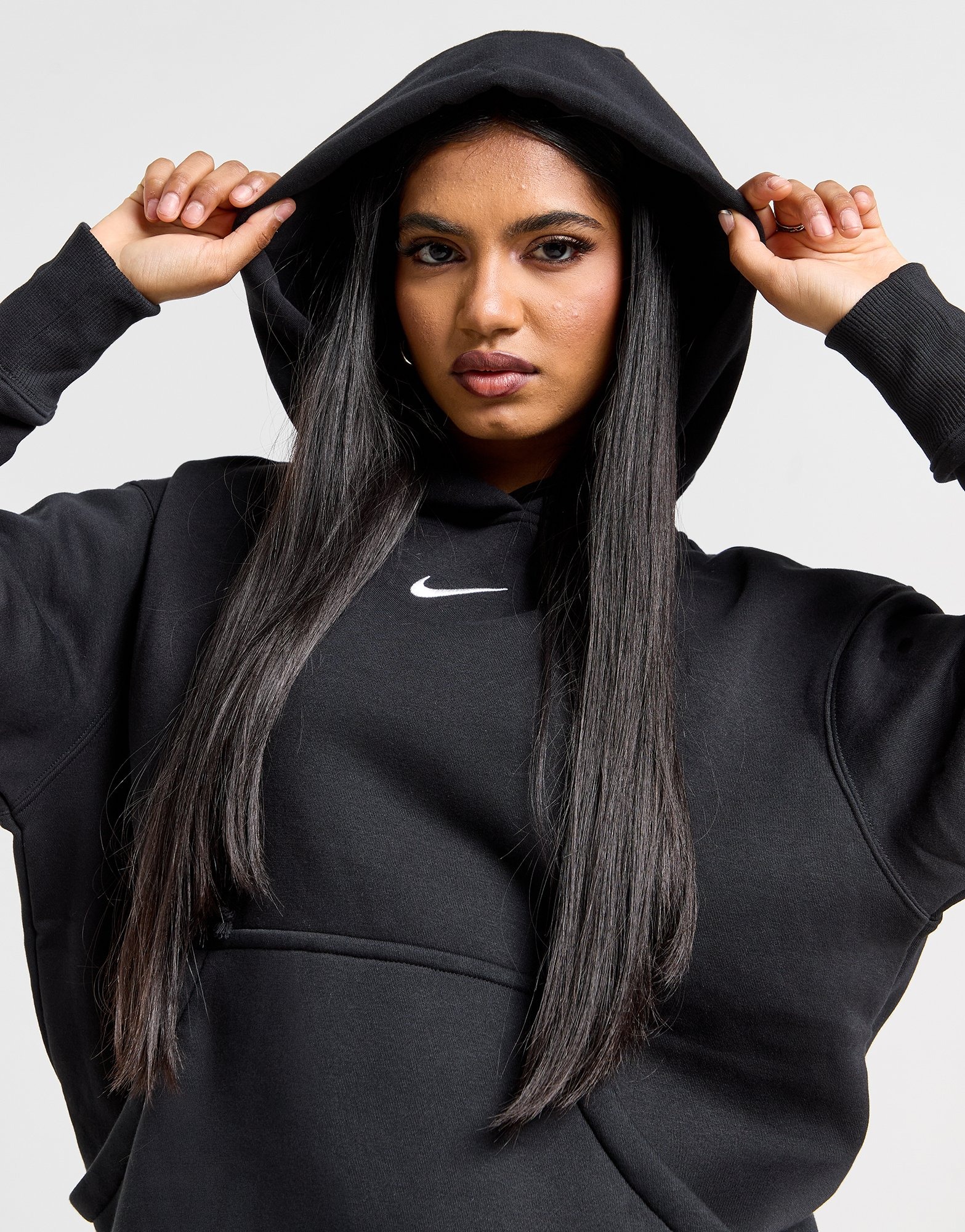 Nike sudadera con capucha Fleece Negro | JD Sports España