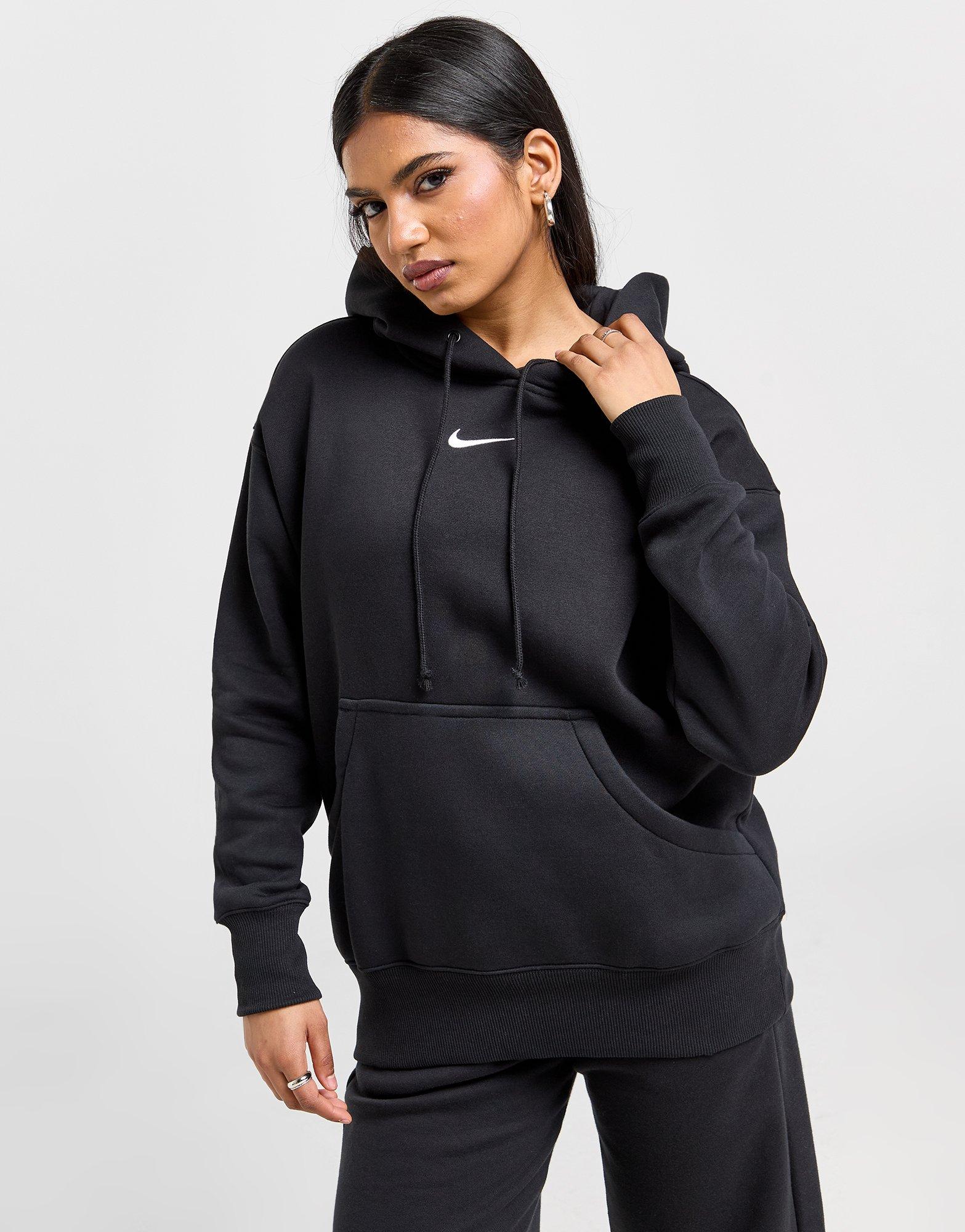 Nike Sweat Capuche Phoenix Fleece Femme Noir JD Sports France