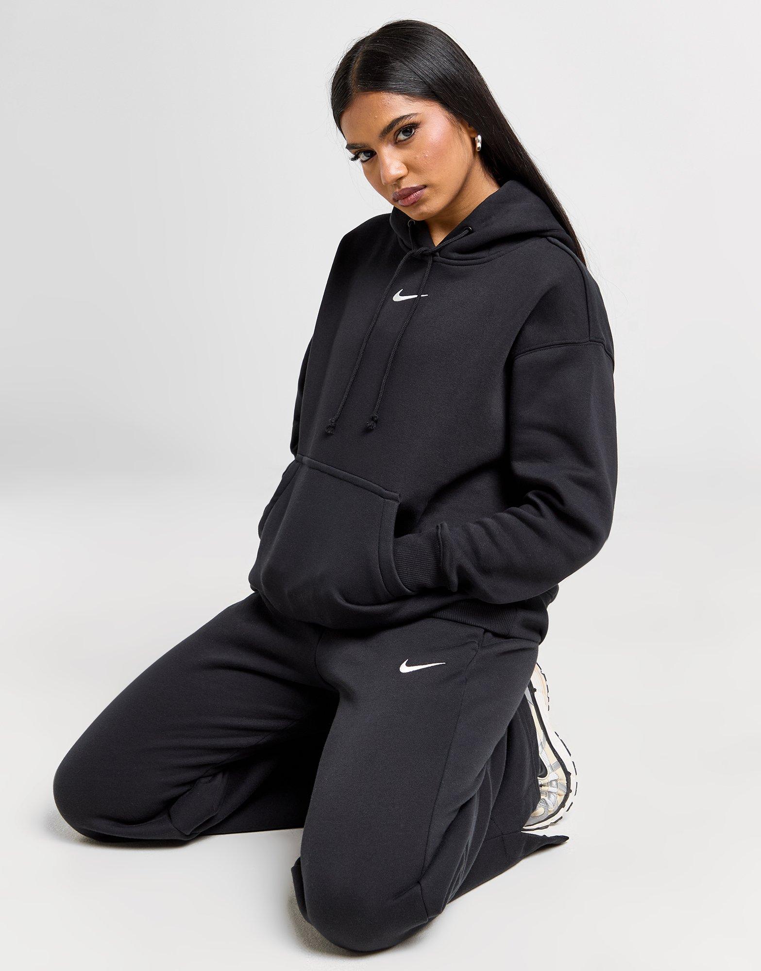 Nike Sweat à Capuche Phoenix Fleece Femme Noir- JD Sports France