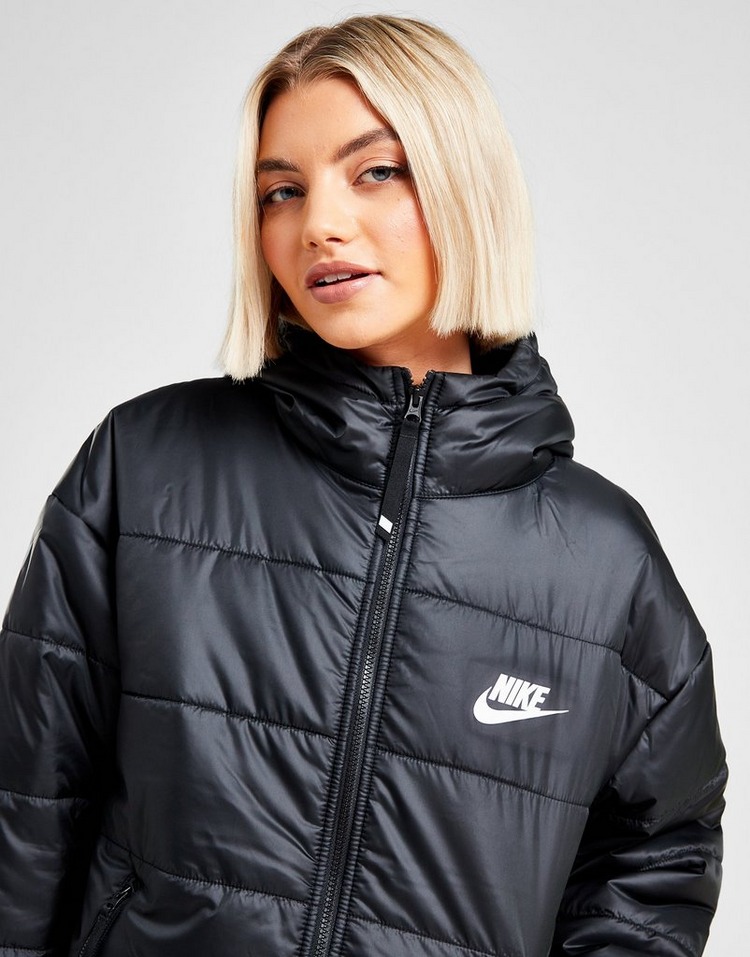 Black Nike Swoosh Parka Jacket | JD Sports UK