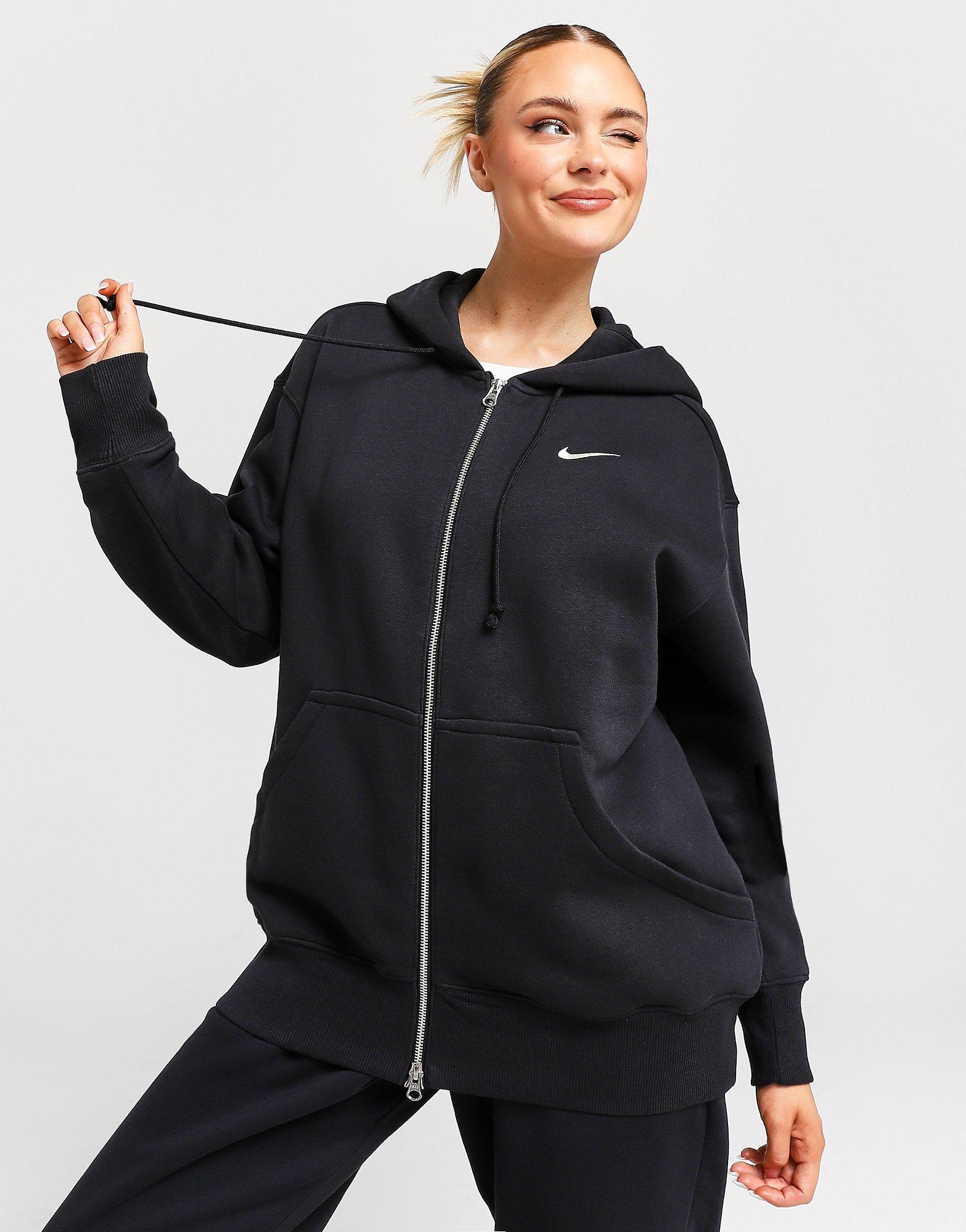 Black Nike Phoenix Fleece Oversized Hoodie - JD Sports Global