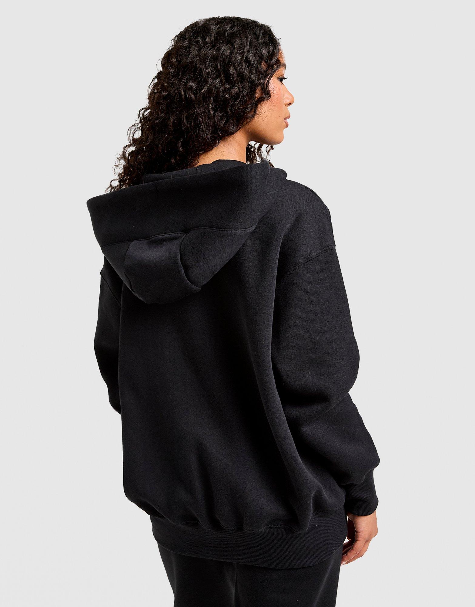 Nike Oversized fleecehoodie met rits over de hele lengte voor dames Sportswear Phoenix Fleece