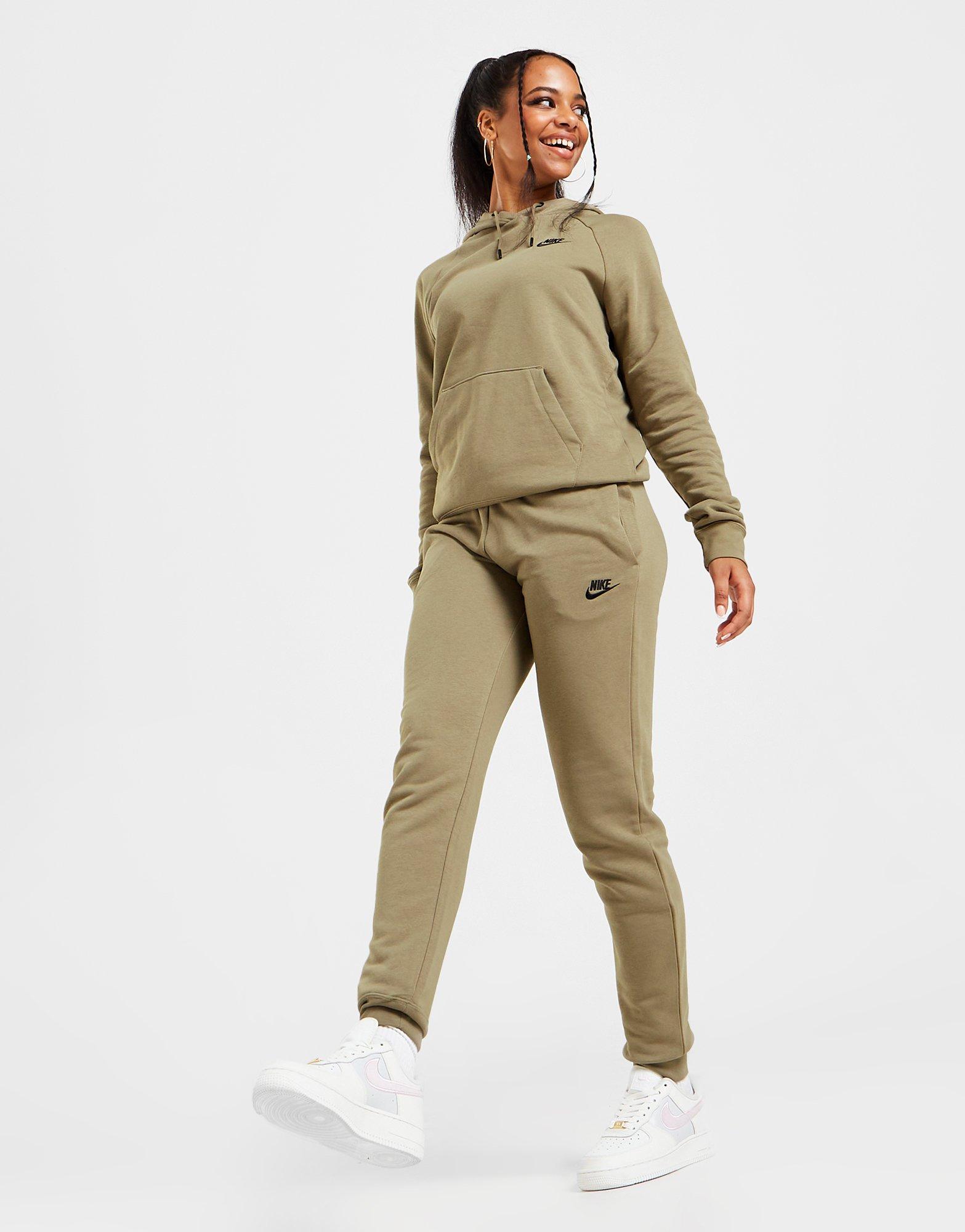 Chándal ancho de tiro medio para mujer Nike Club Fleece