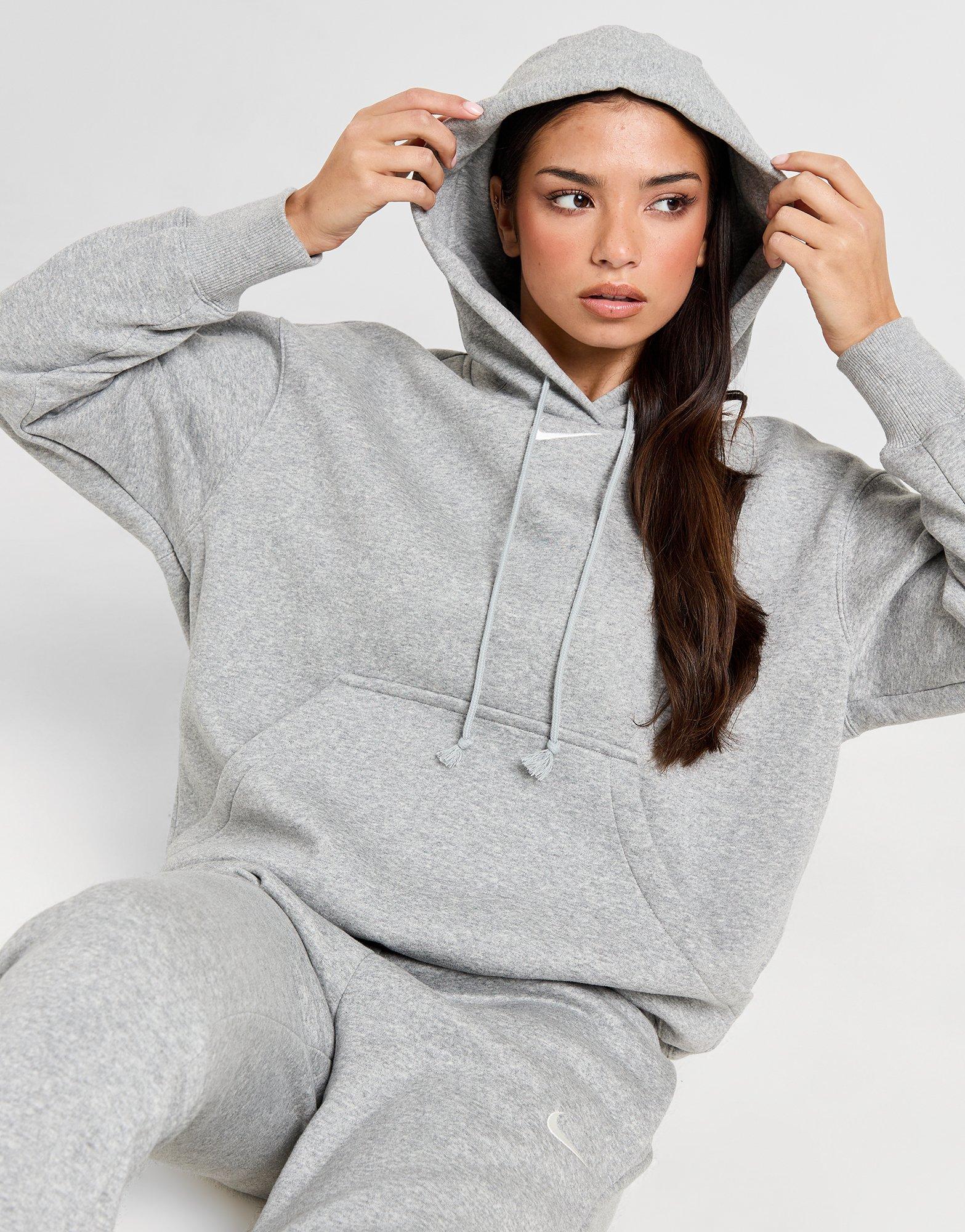 Grey Nike Phoenix Oversized Hoodie - JD Sports Global