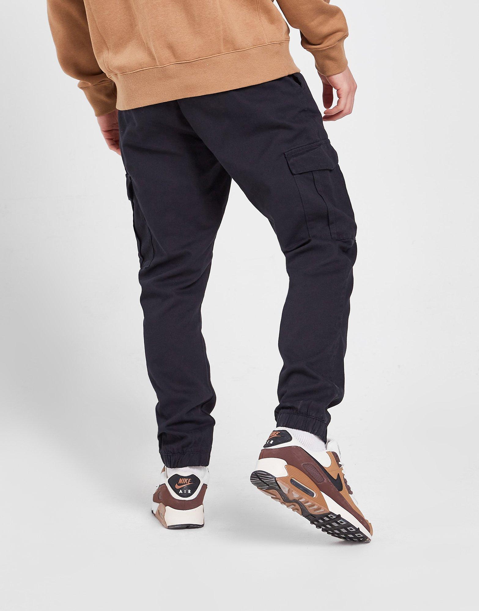 Brave Soul Cuffed Twill Cargo Pants