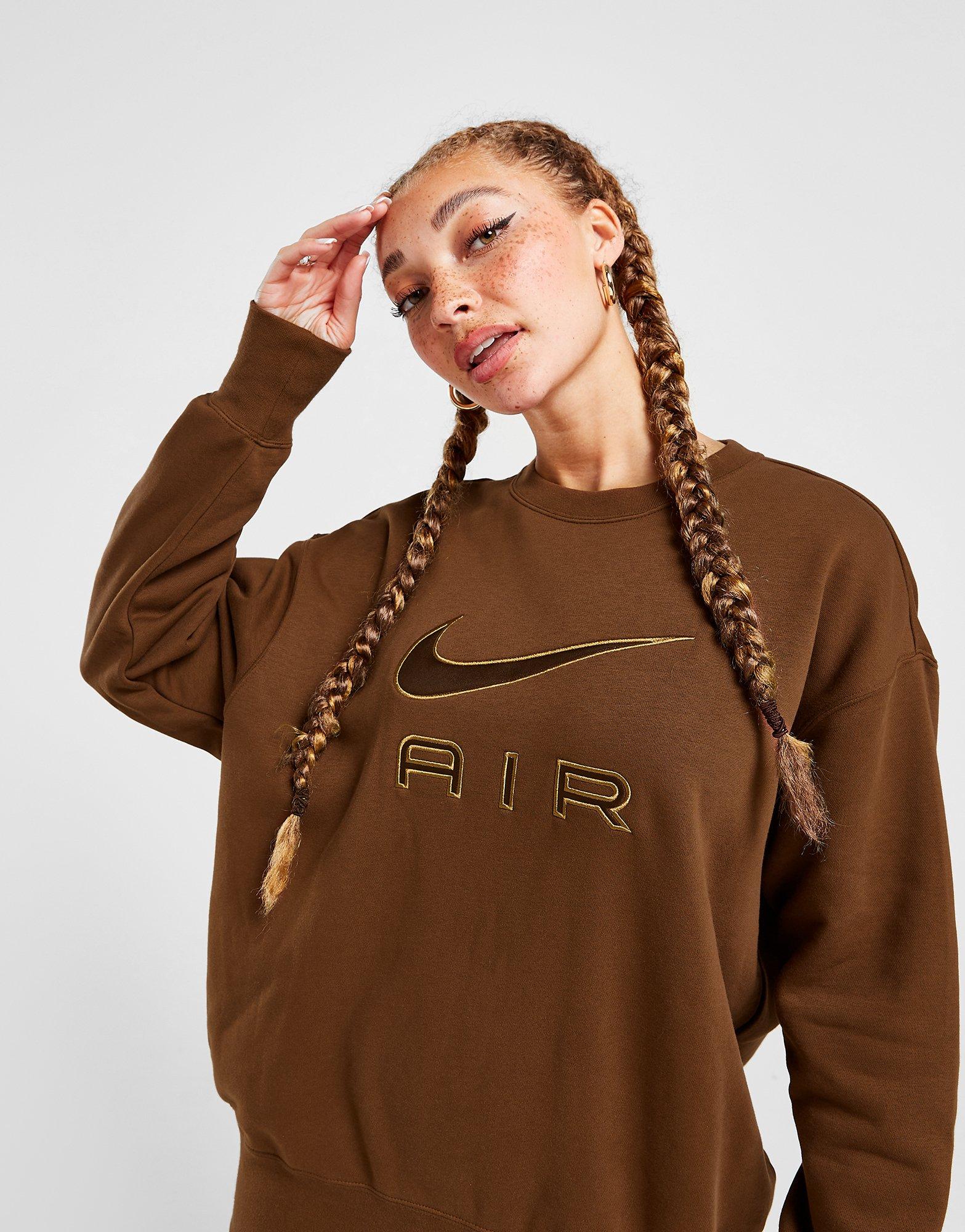 brown nike air sweatshirt