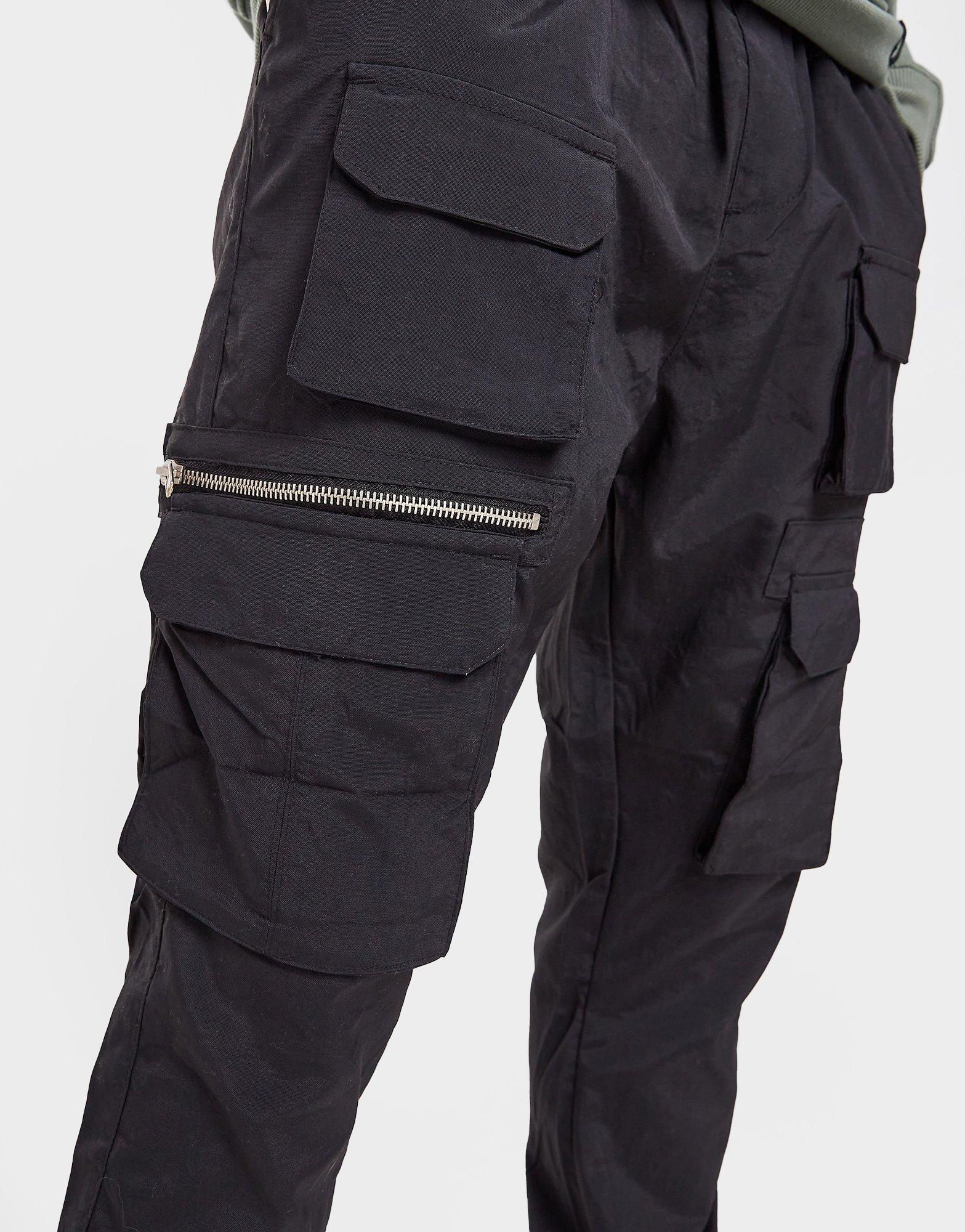 Brave Soul Multi Pocket Woven Cargo Pants
