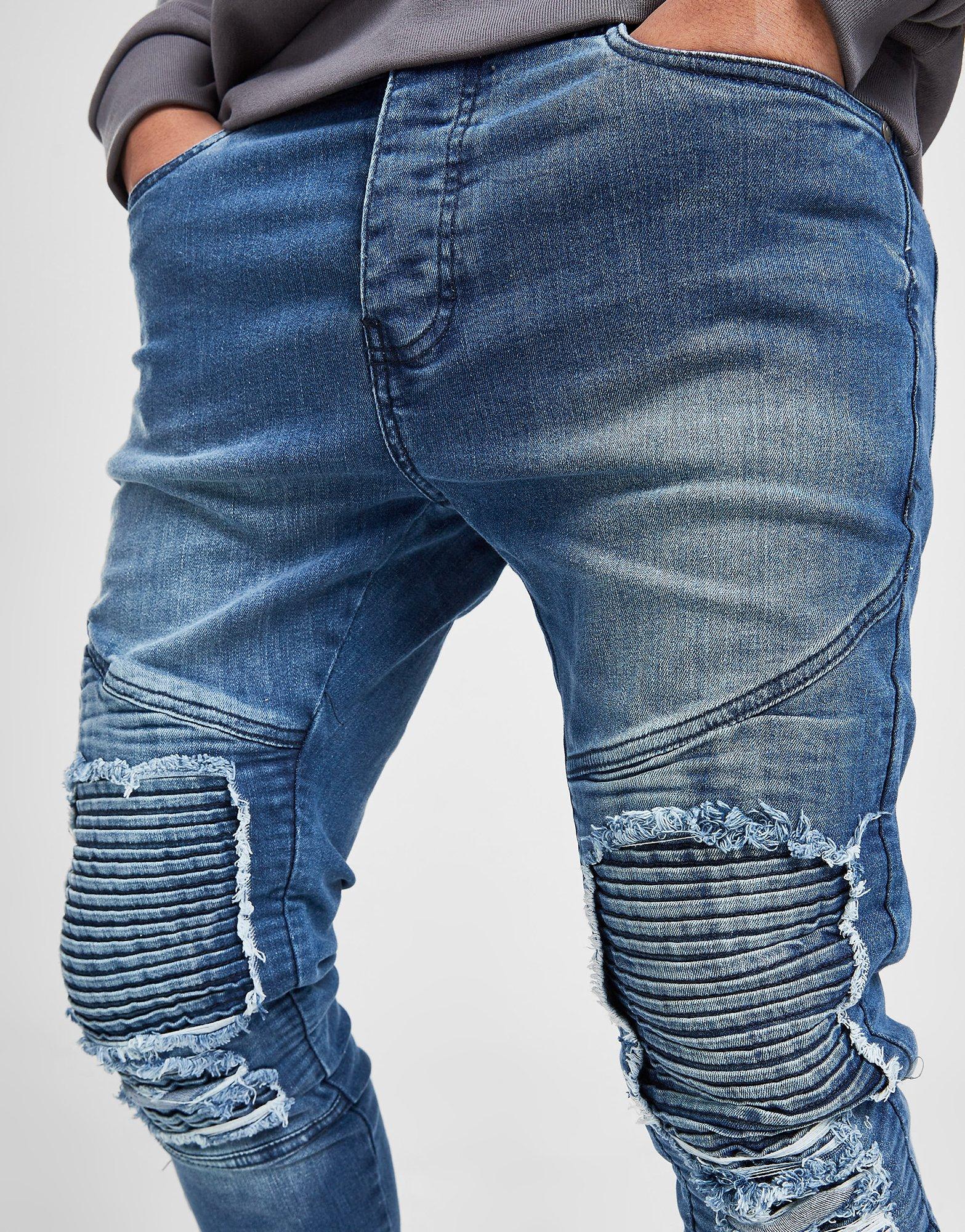 Brave Soul Distressed Biker Jeans