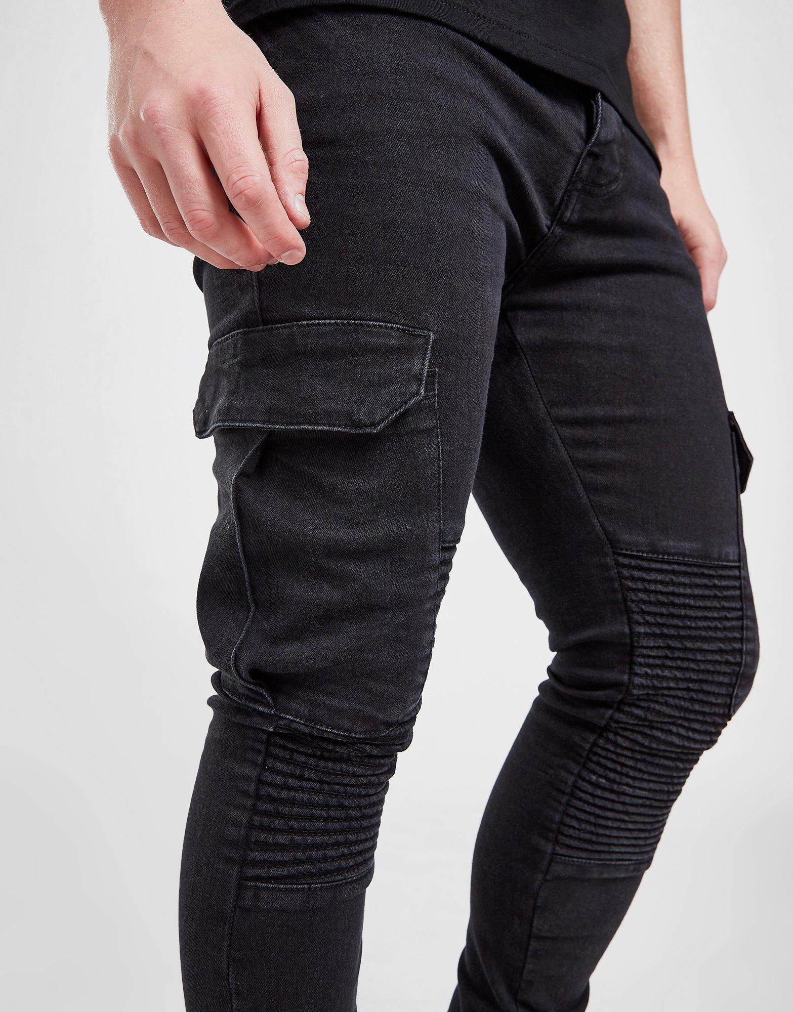 Brave Soul Biker Cargo Jeans