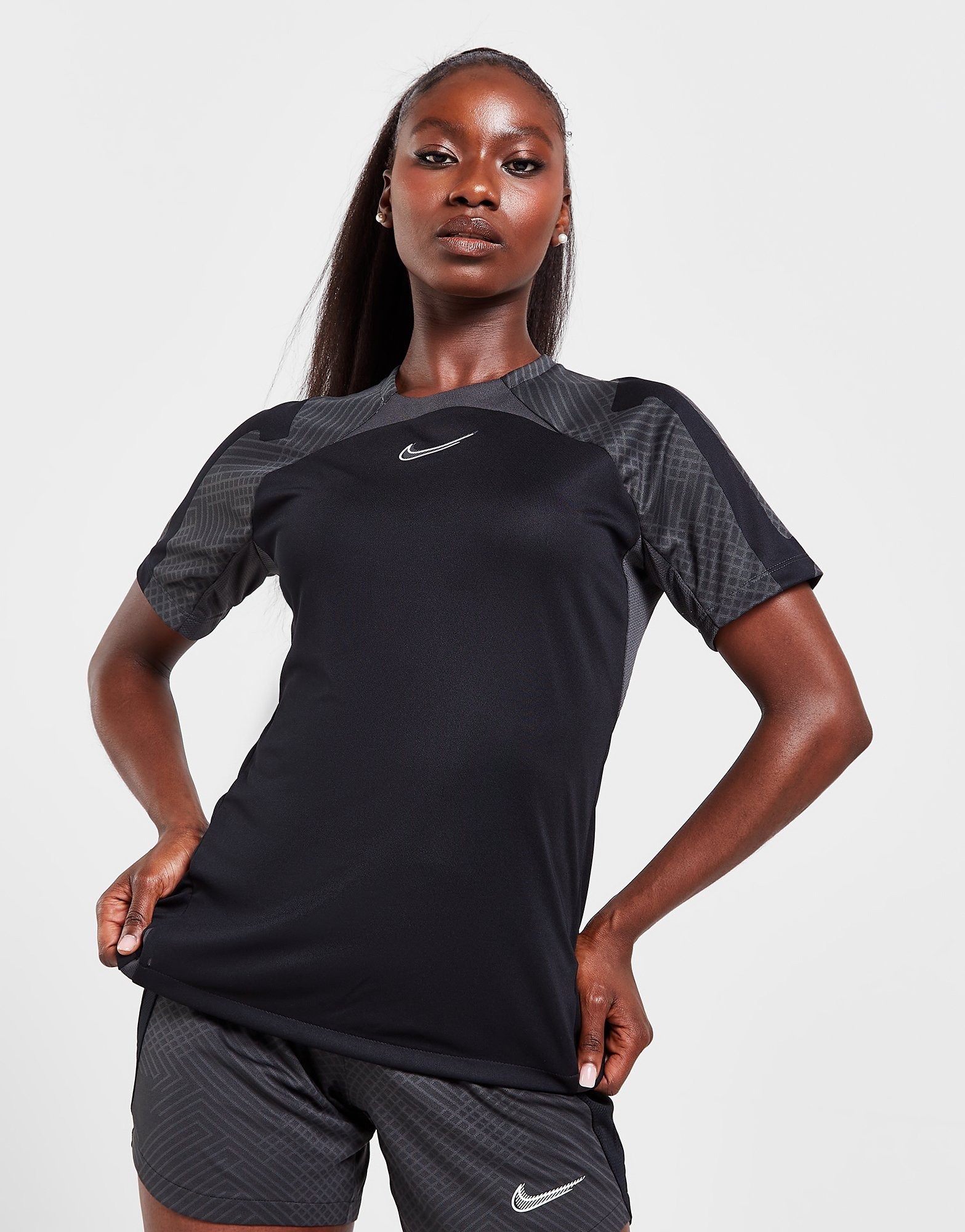 Black Nike Strike Short Sleeve T-Shirt | JD Sports UK