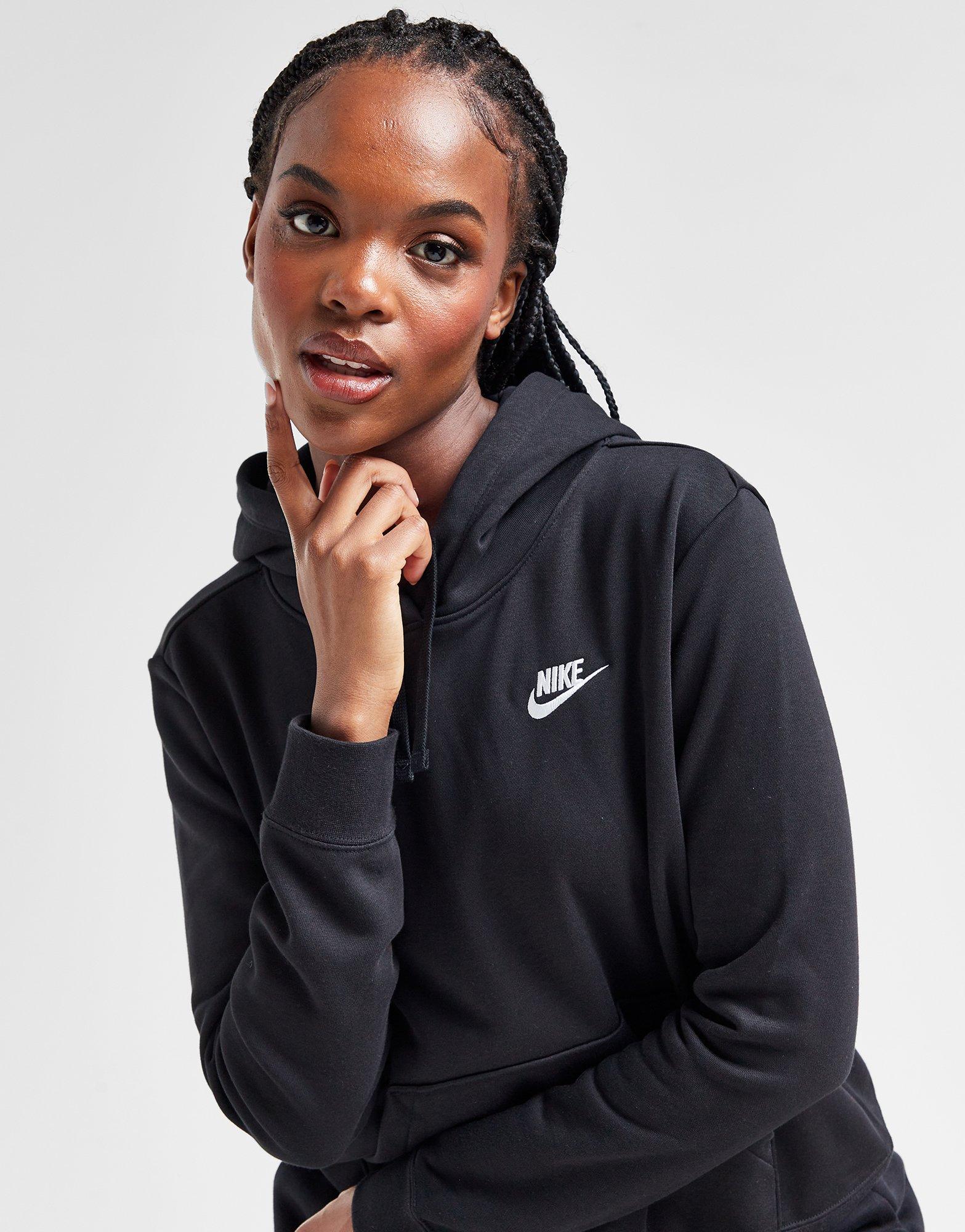 Nike black club clearance hoodie