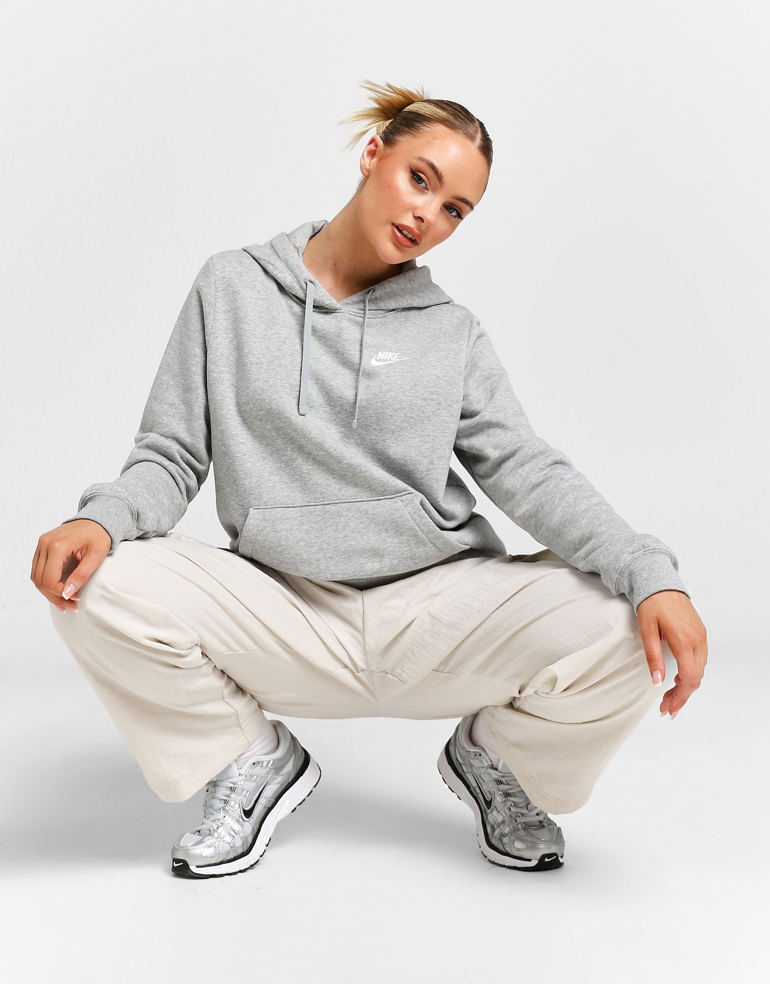 Acheter Blanc Nike Sweat à Capuche Sportswear Club Polaire Femme