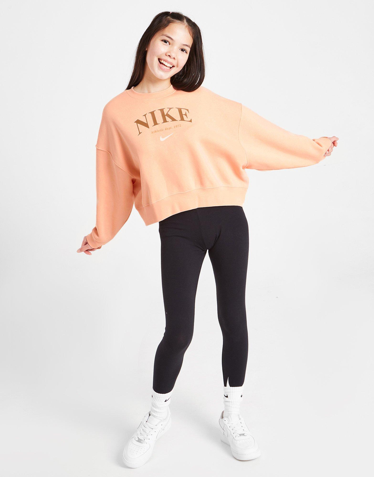 Nike Girls' Trend Fleece Crew Sweatshirt Junior