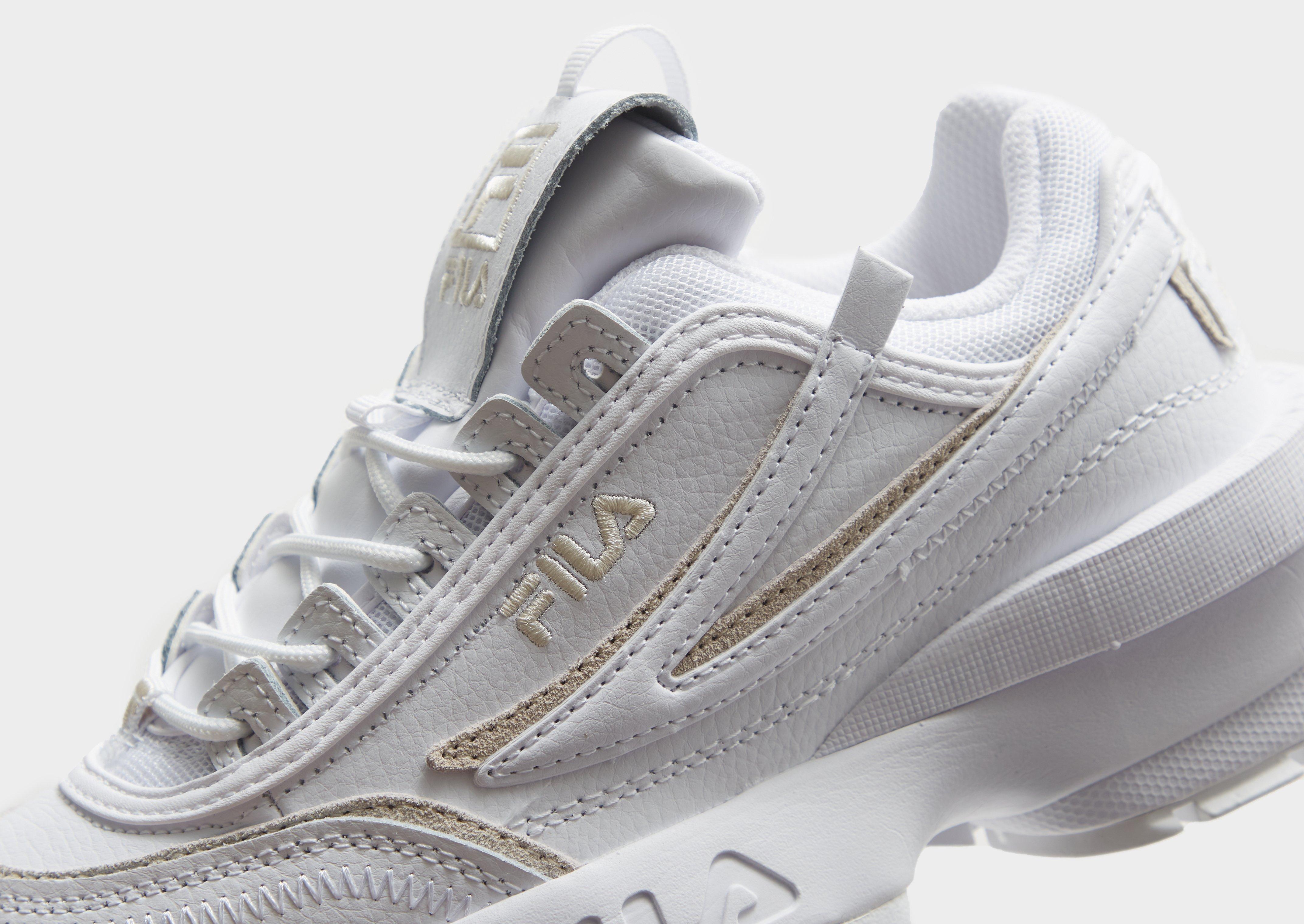 Fila disruptor deals white junior