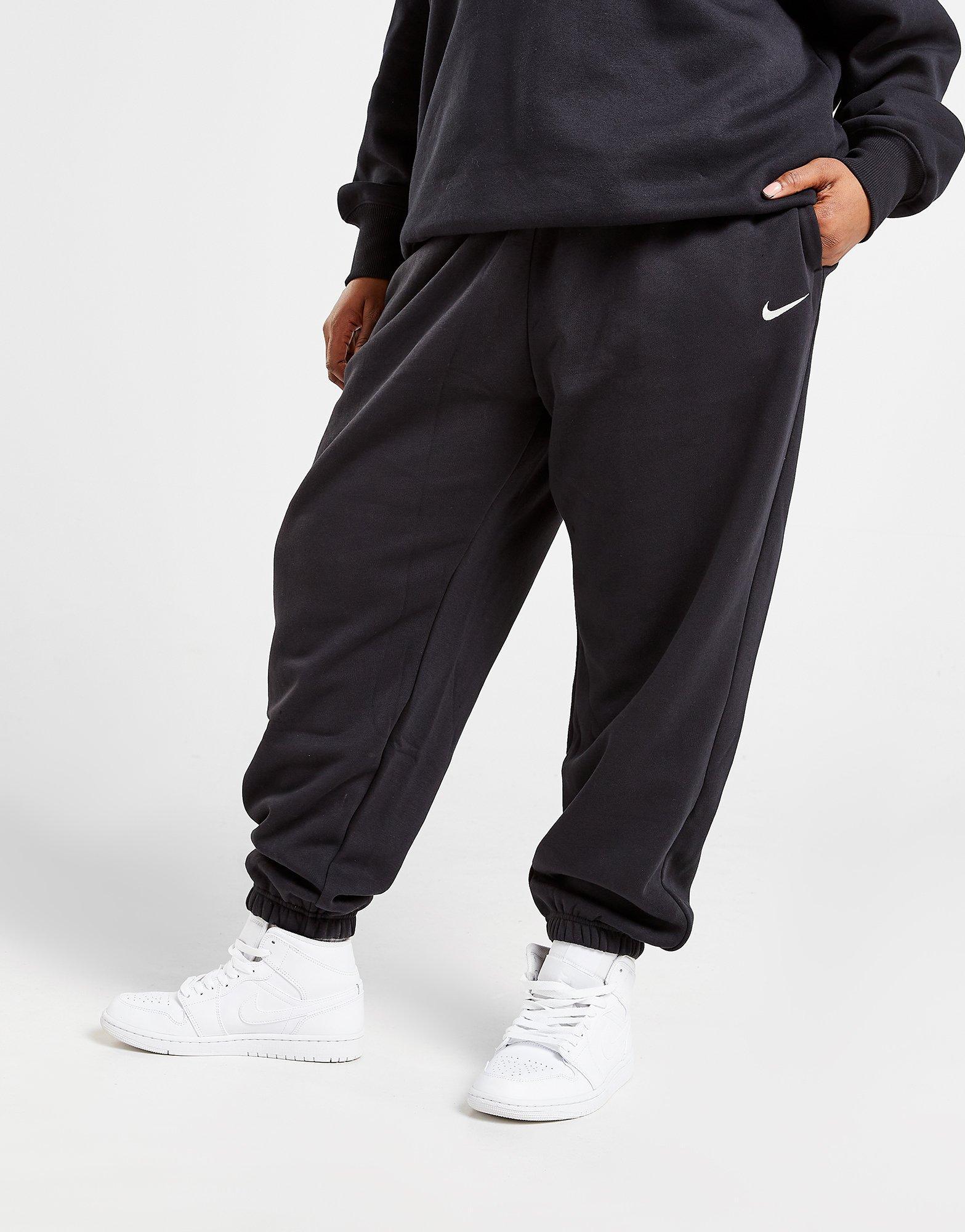 Black Nike Plus Size Phoenix Fleece Oversized Joggers - JD Sports Global