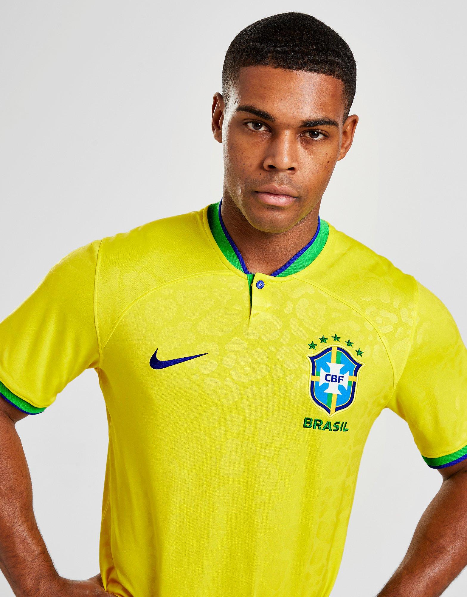 Extracto Búho Decir la verdad Nike camiseta primera equipación Brazil 2022 en Amarillo | JD Sports España