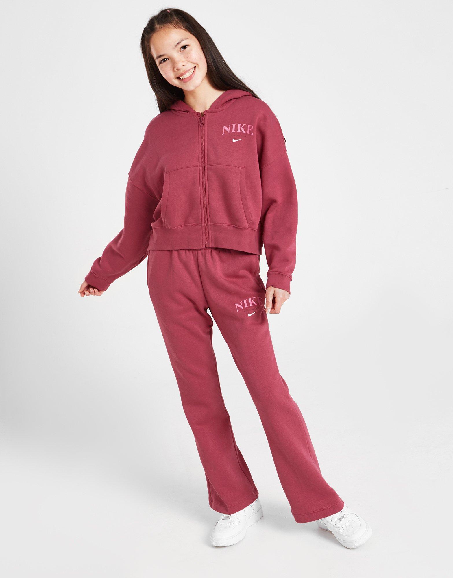 Nike Girls' Trend Full Zip Fleece Hoodie Junior
