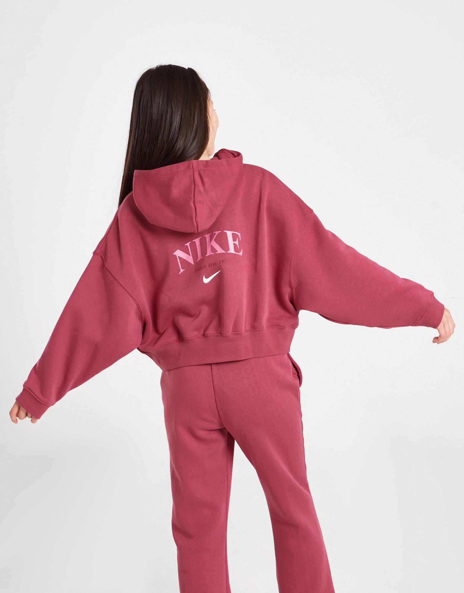 Nike Girls' Trend Full Zip Fleece Hoodie Junior