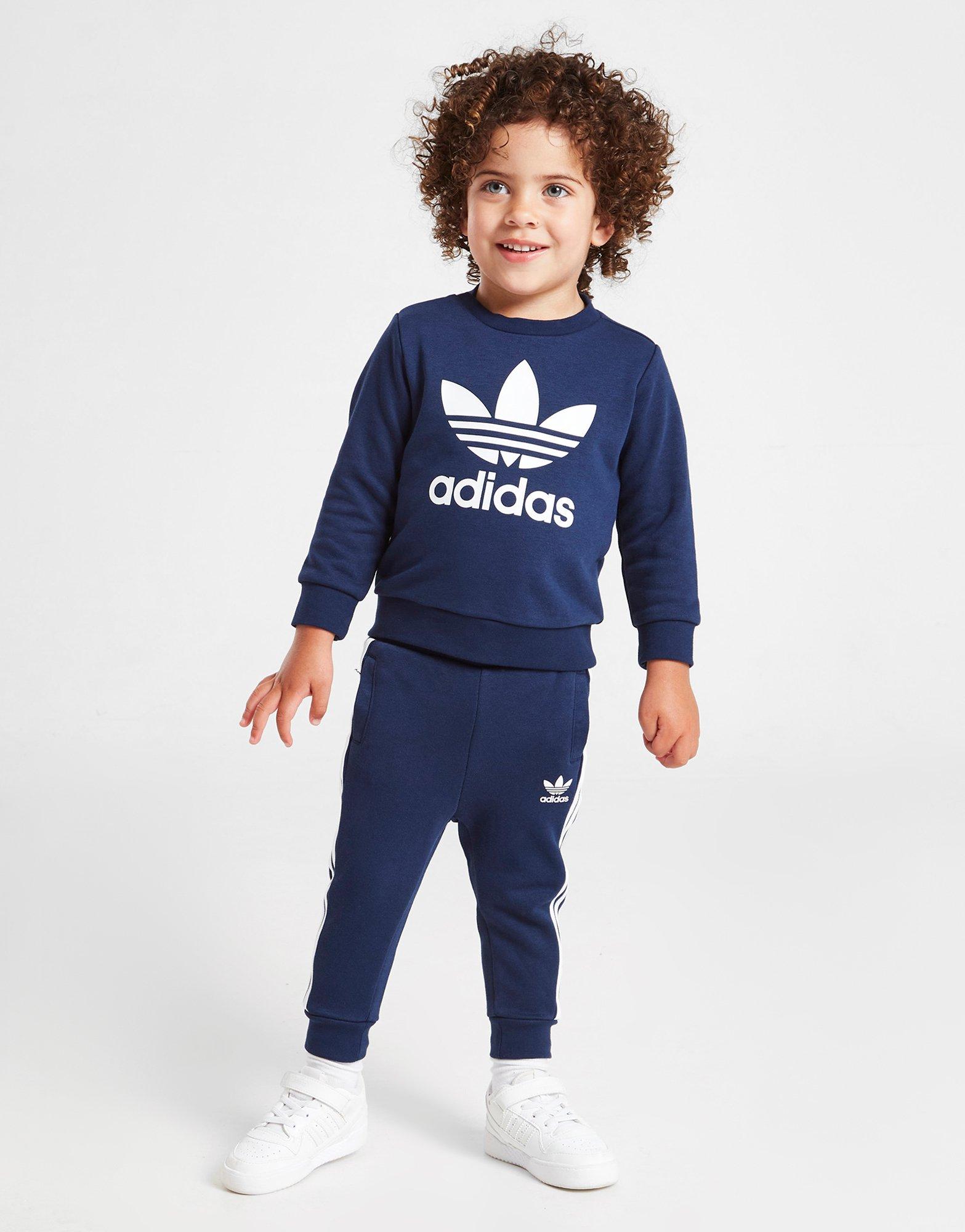 Baby boy best sale blue adidas tracksuit