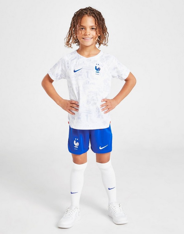Nike France 2022 Away Kit Children