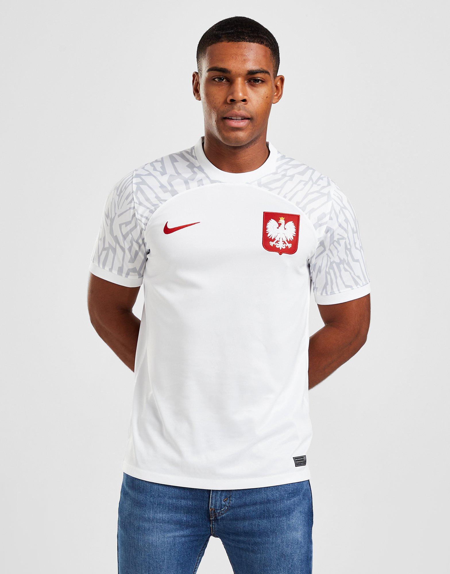 White Nike Poland 2022 Home Shirt JD Malaysia
