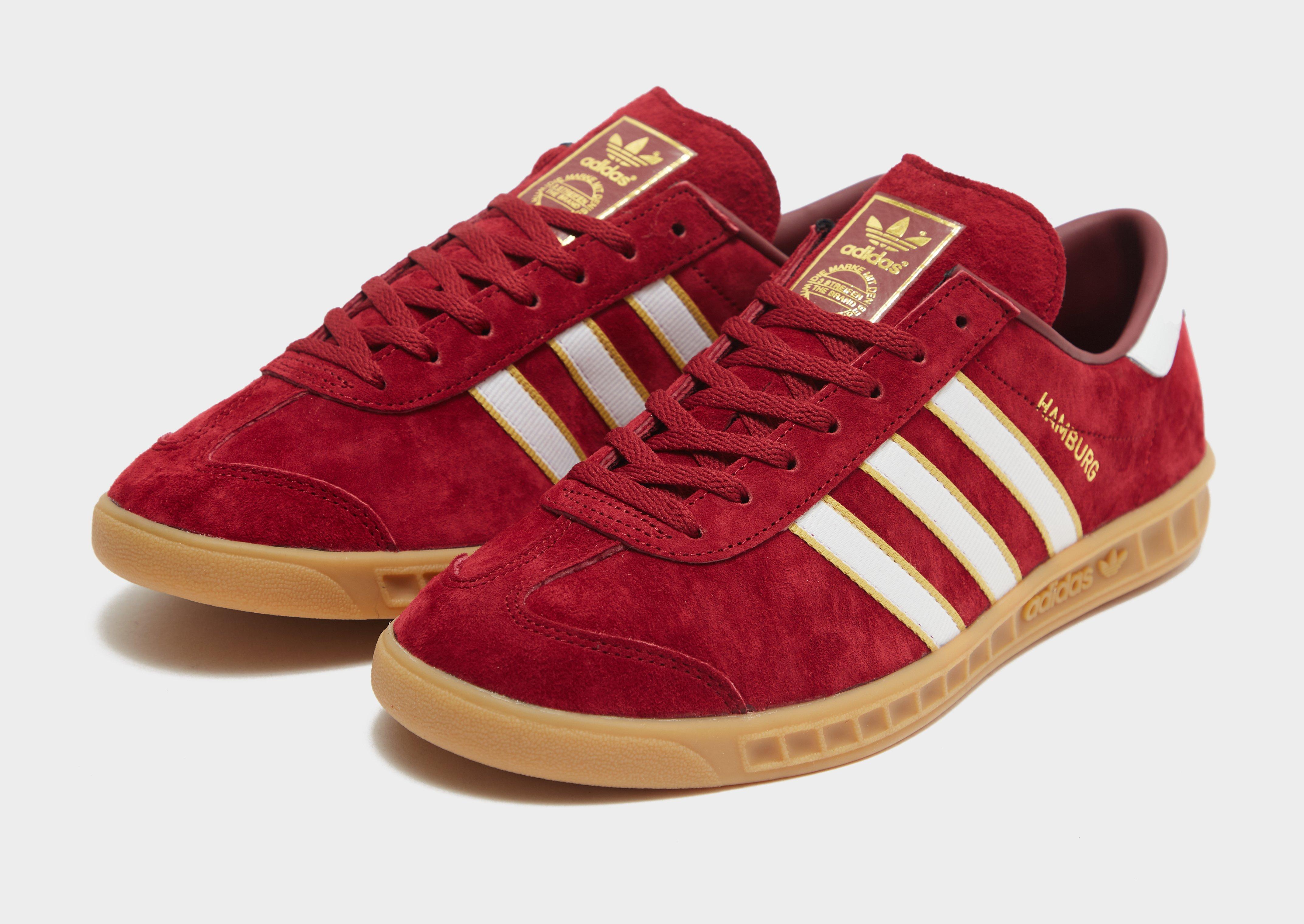 Desnudarse facultativo Chimenea adidas Originals Hamburg in Rosso | JD Sports