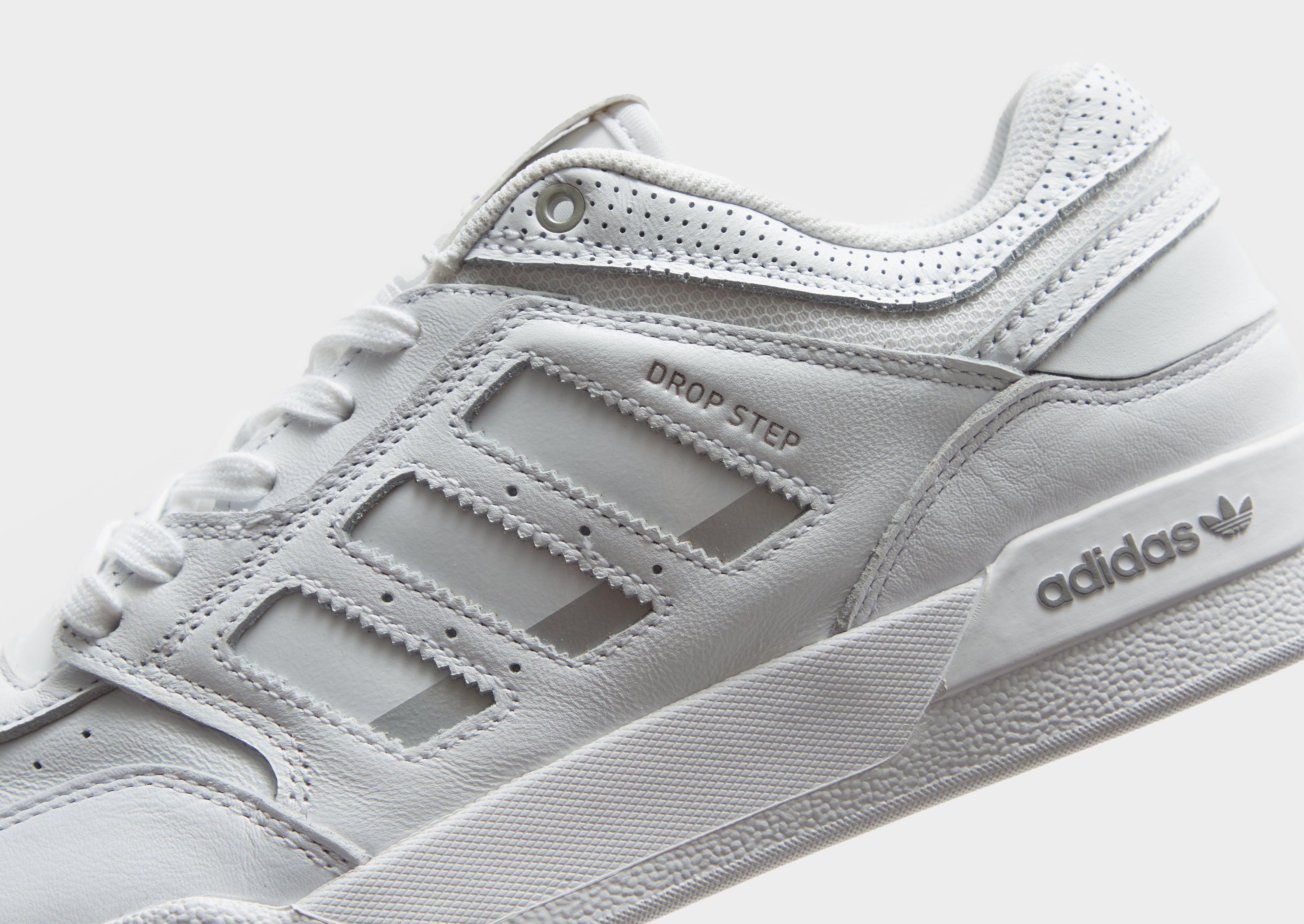 White adidas Originals Drop Step Low JD Sports Global