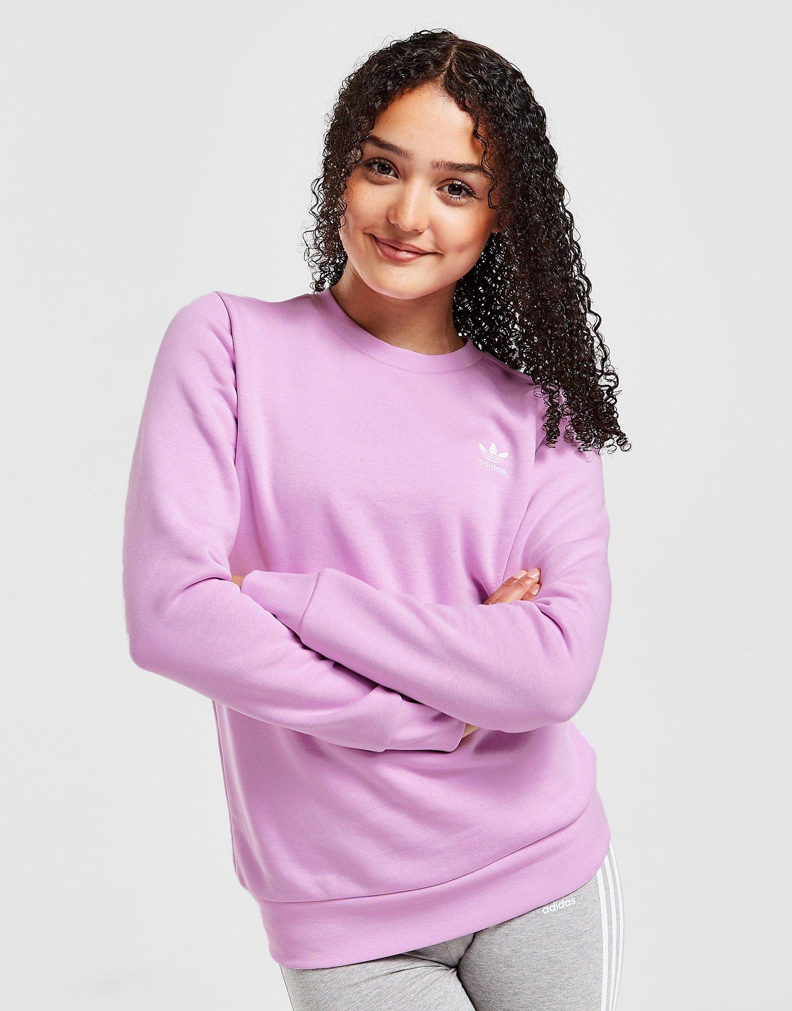 adidas Originals Girls' Adicolour Essential Crew Sweatshirt Junior