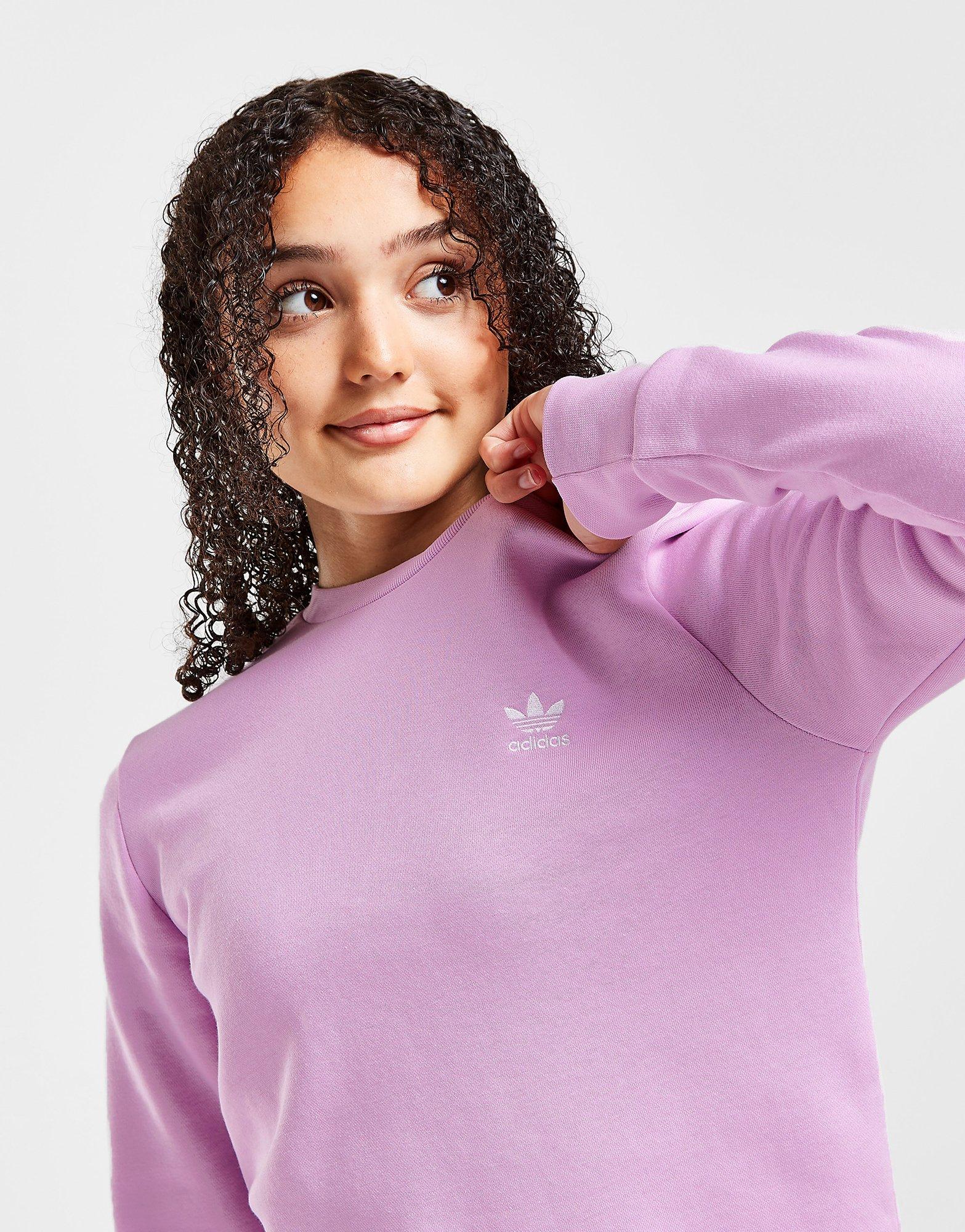 adidas Originals Girls' Adicolour Essential Crew Sweatshirt Junior