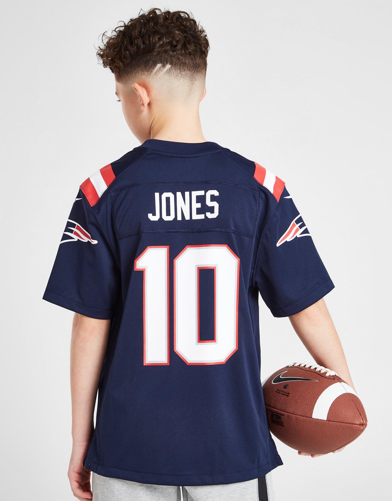 Blue Nike NFL New England Patriots Jones #10 Jersey Junior