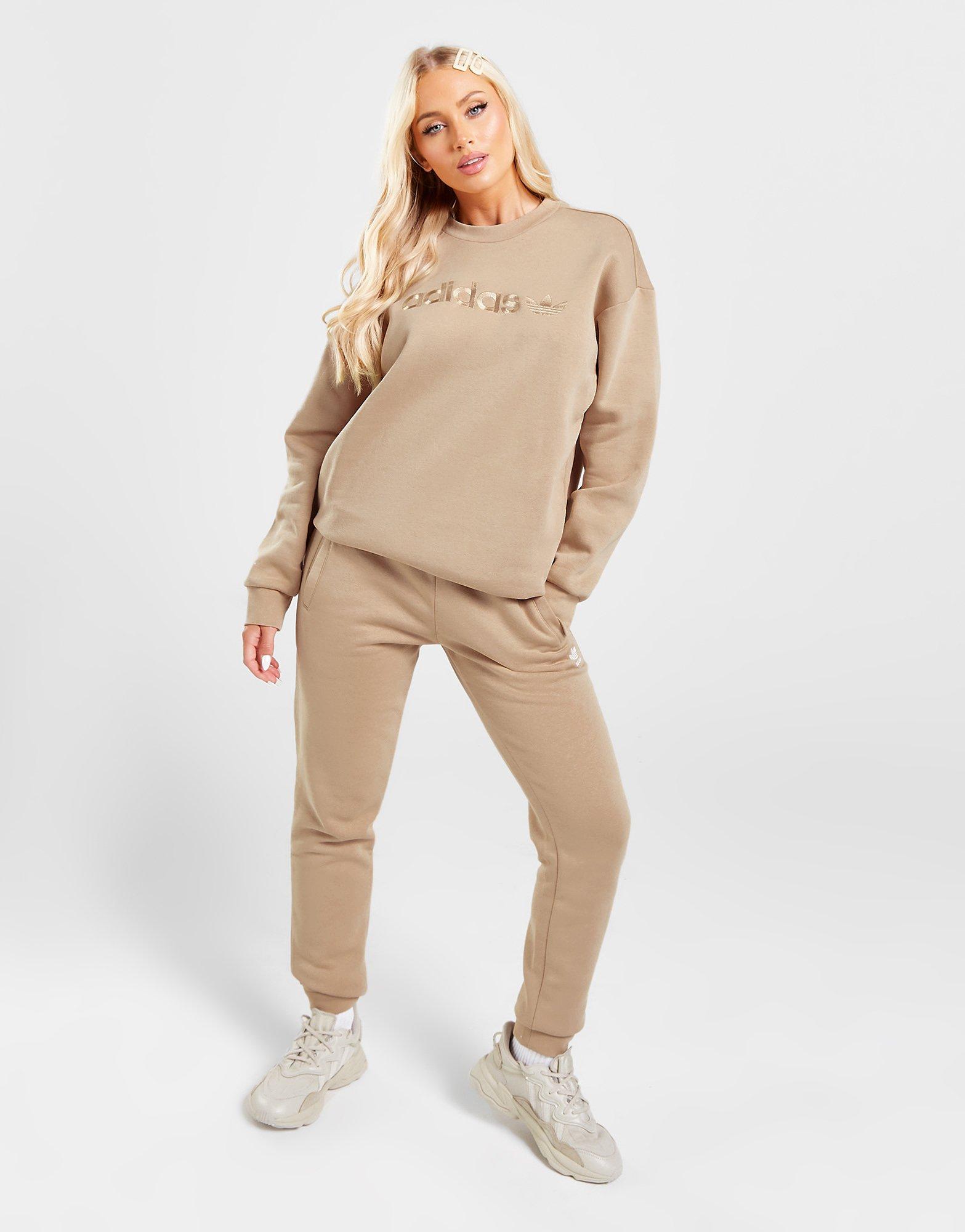 adidas Originals Embroidered Boyfriend Crew Sweatshirt