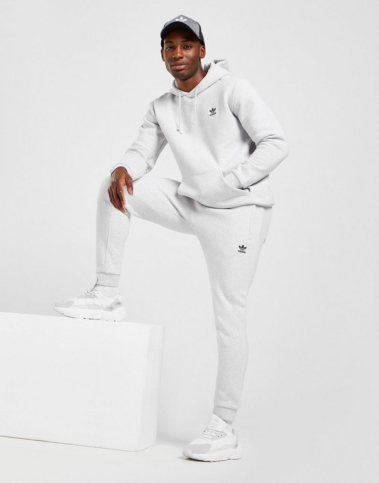 Grey adidas Originals Adicolor Essentials Trefoil Fleece Joggers | JD Sports Global