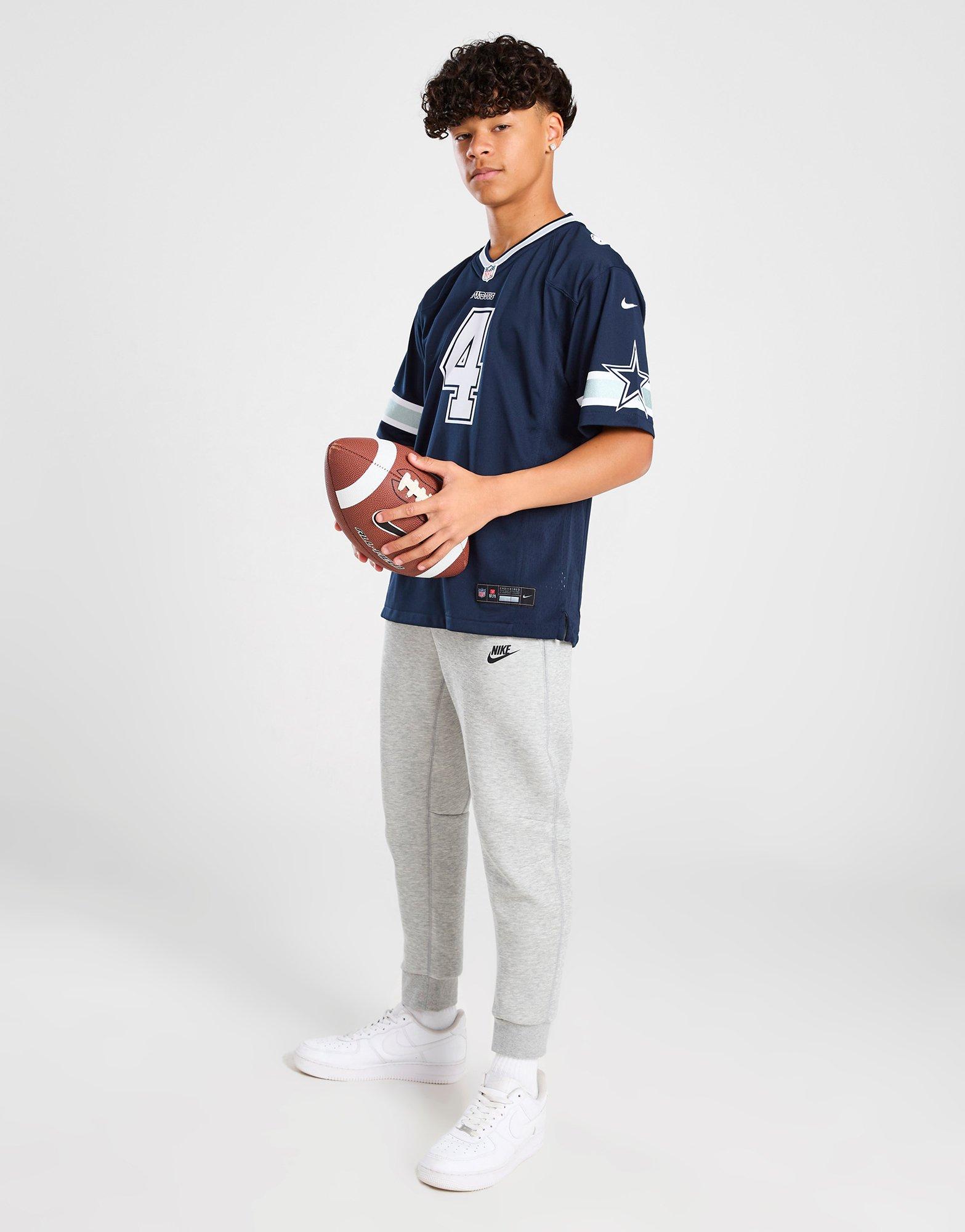 NFL Dallas Cowboys Boys' Short Sleeve Prescott Jersey - XS