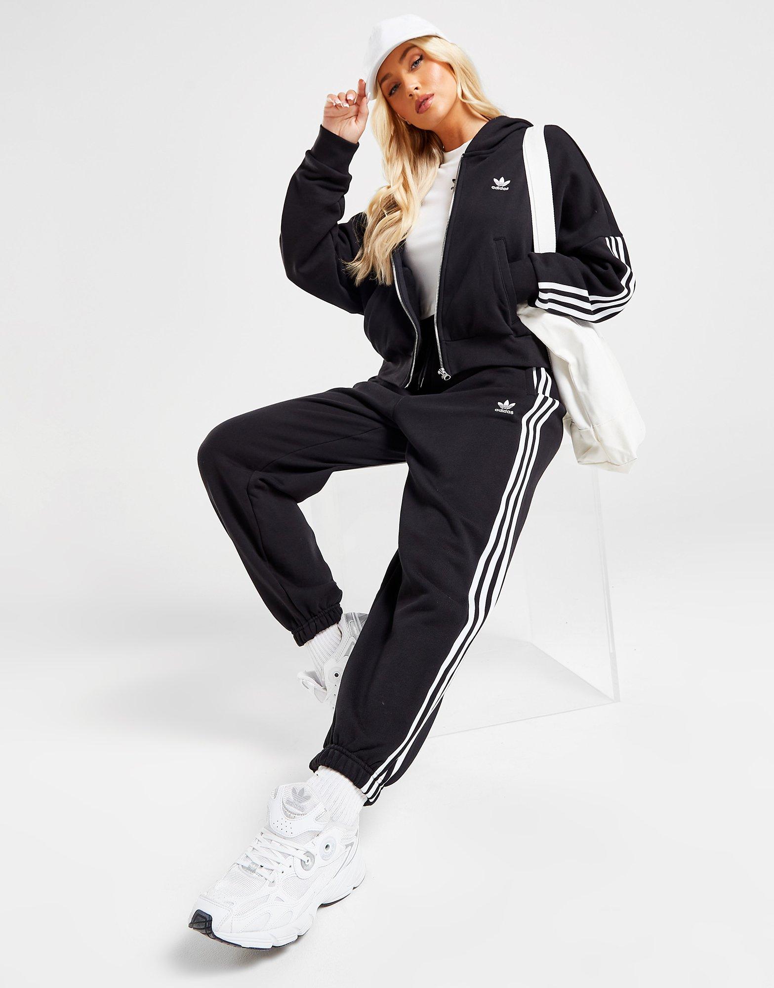 3 stripe adidas joggers womens