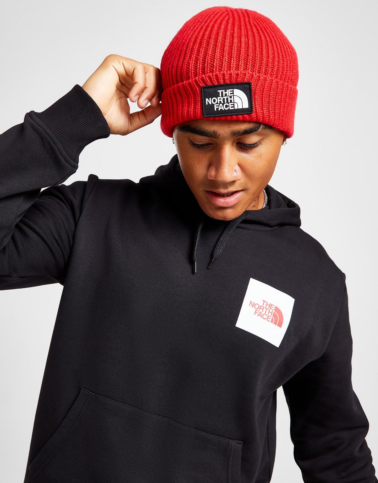 North face logo box hot sale cuffed