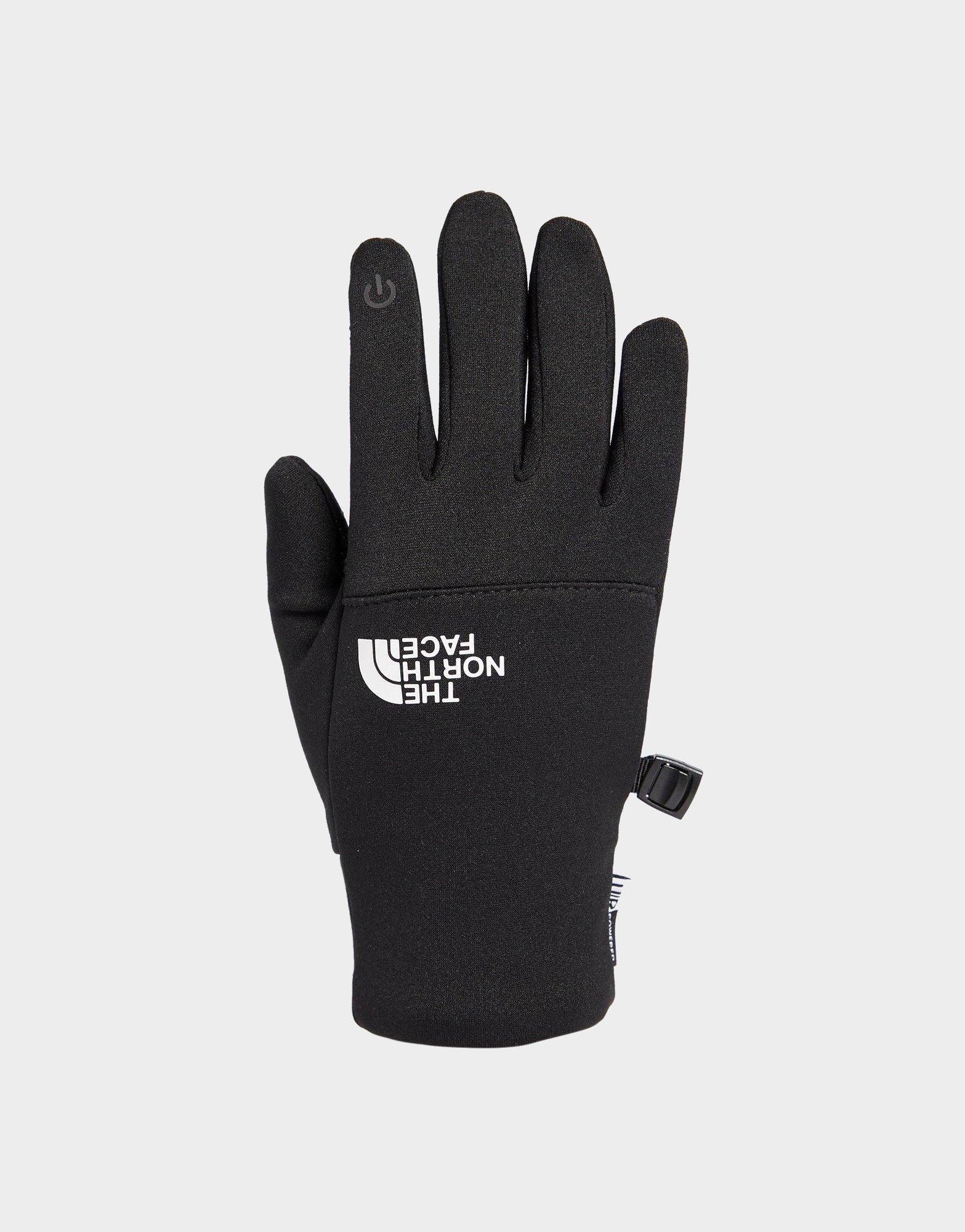 Black The North Face Etip Gloves Junior JD Sports Global