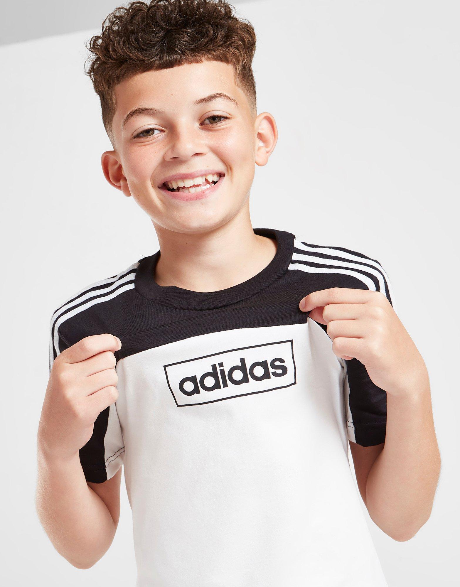 adidas Colour Block Badge Of Sport T-Shirt Junior