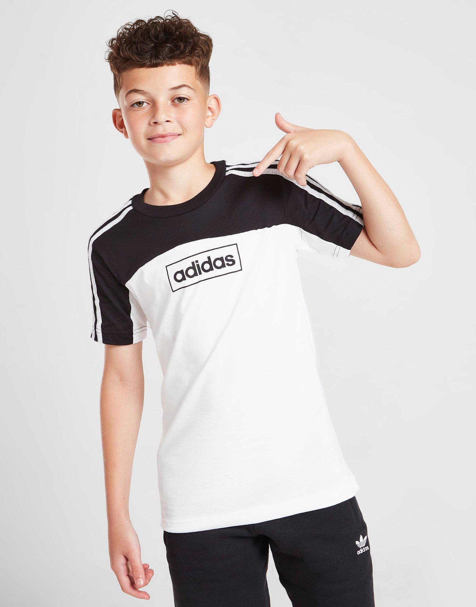 adidas Colour Block Badge Of Sport T-Shirt Junior