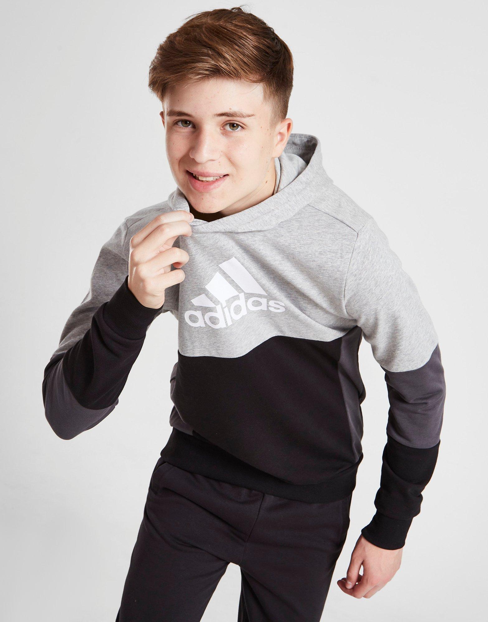 adidas Colourblock Hoodie Junior