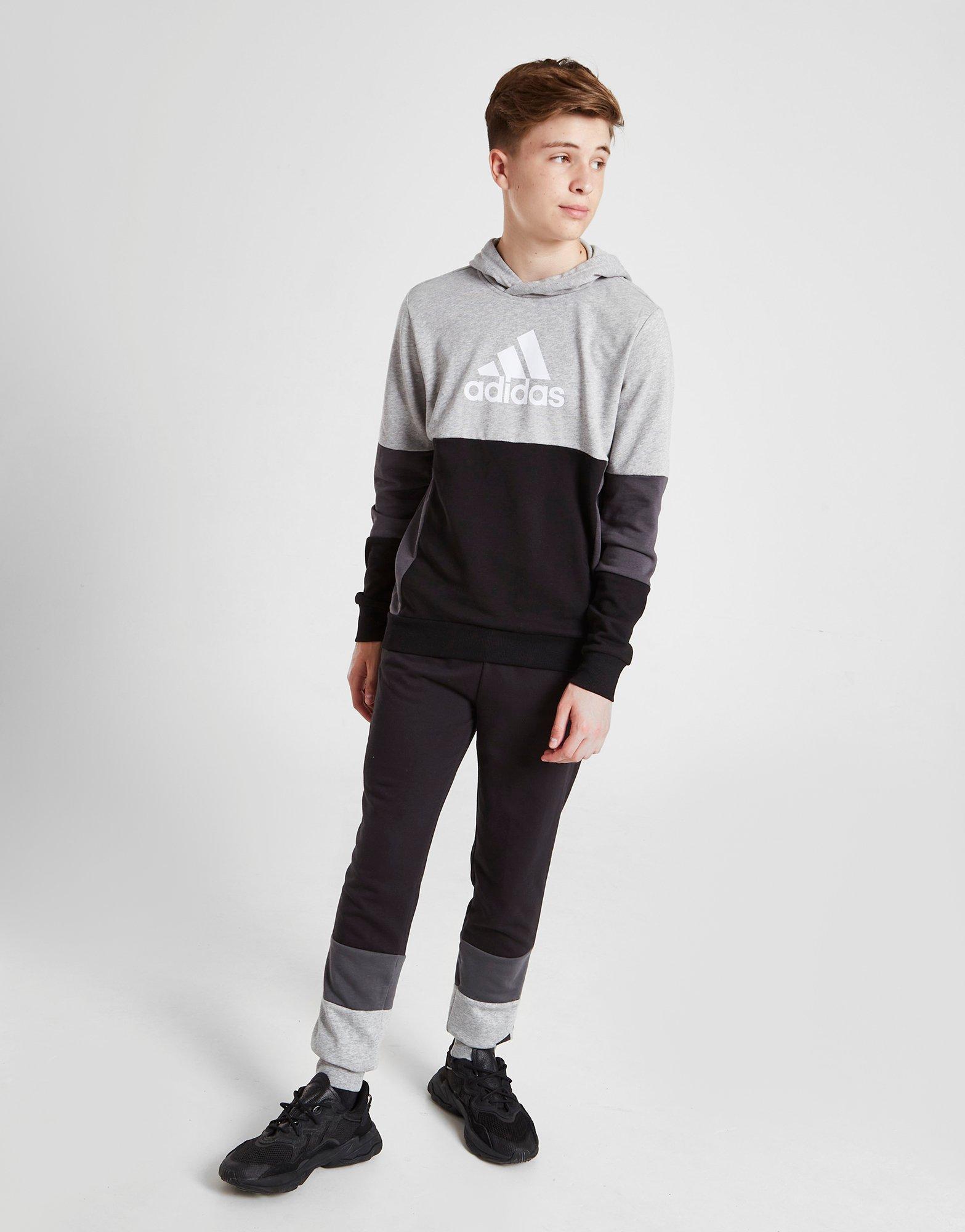 adidas Colourblock Hoodie Junior