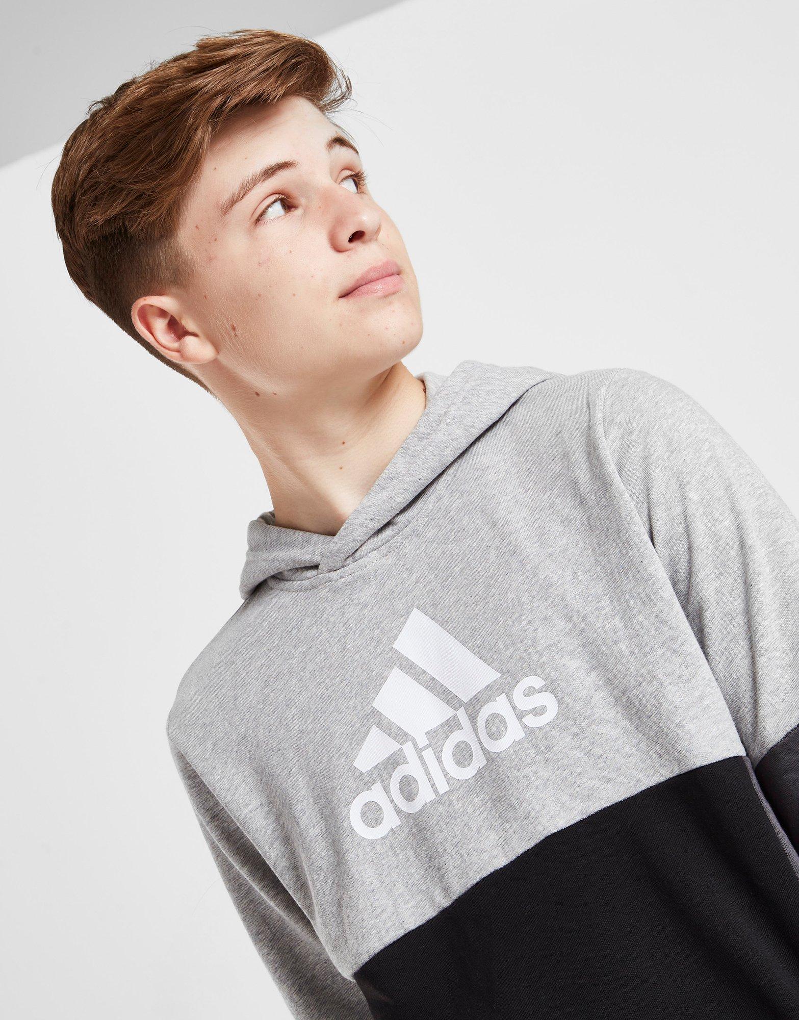 adidas Colourblock Hoodie Junior