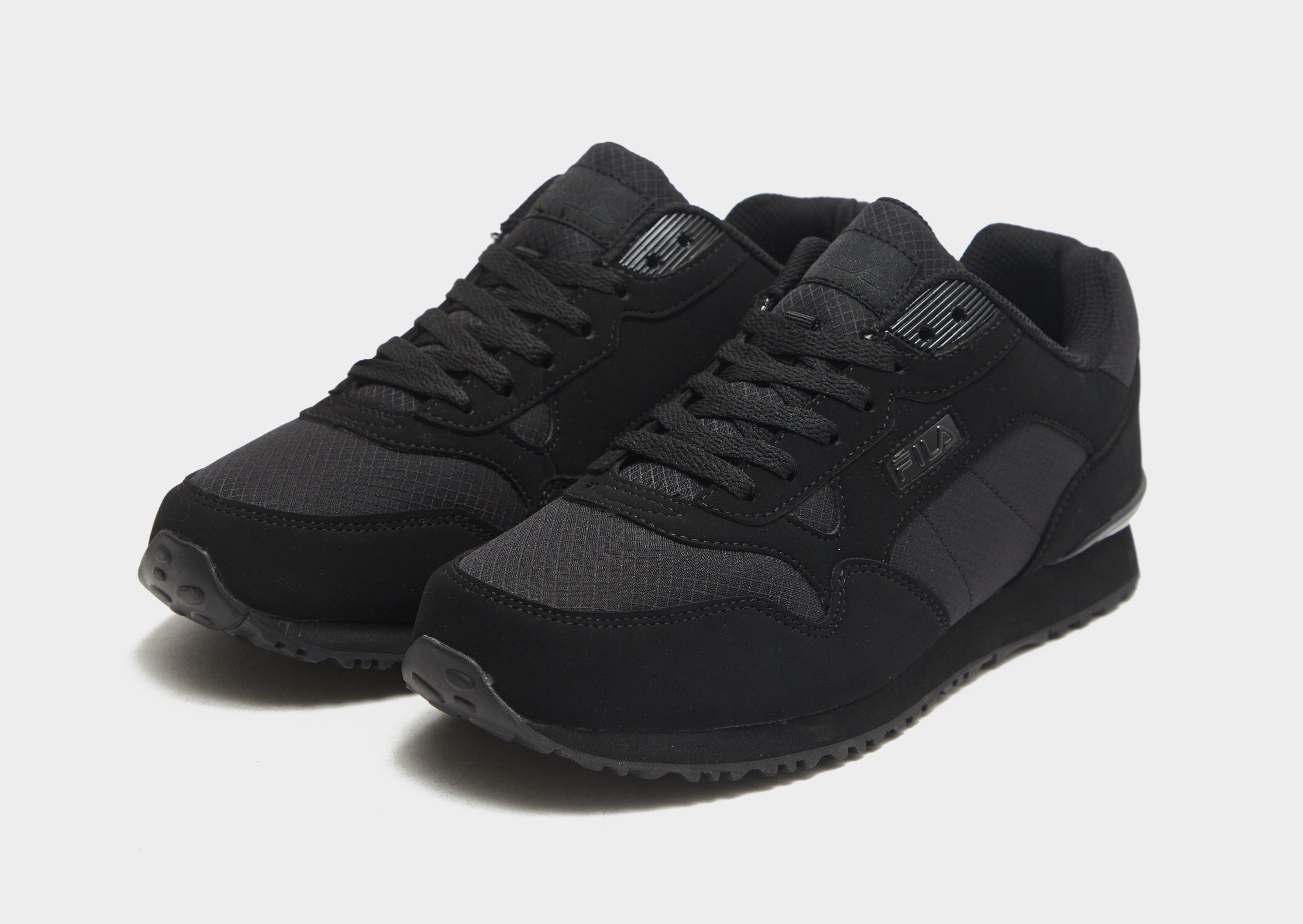 Fila black suede on sale sneakers